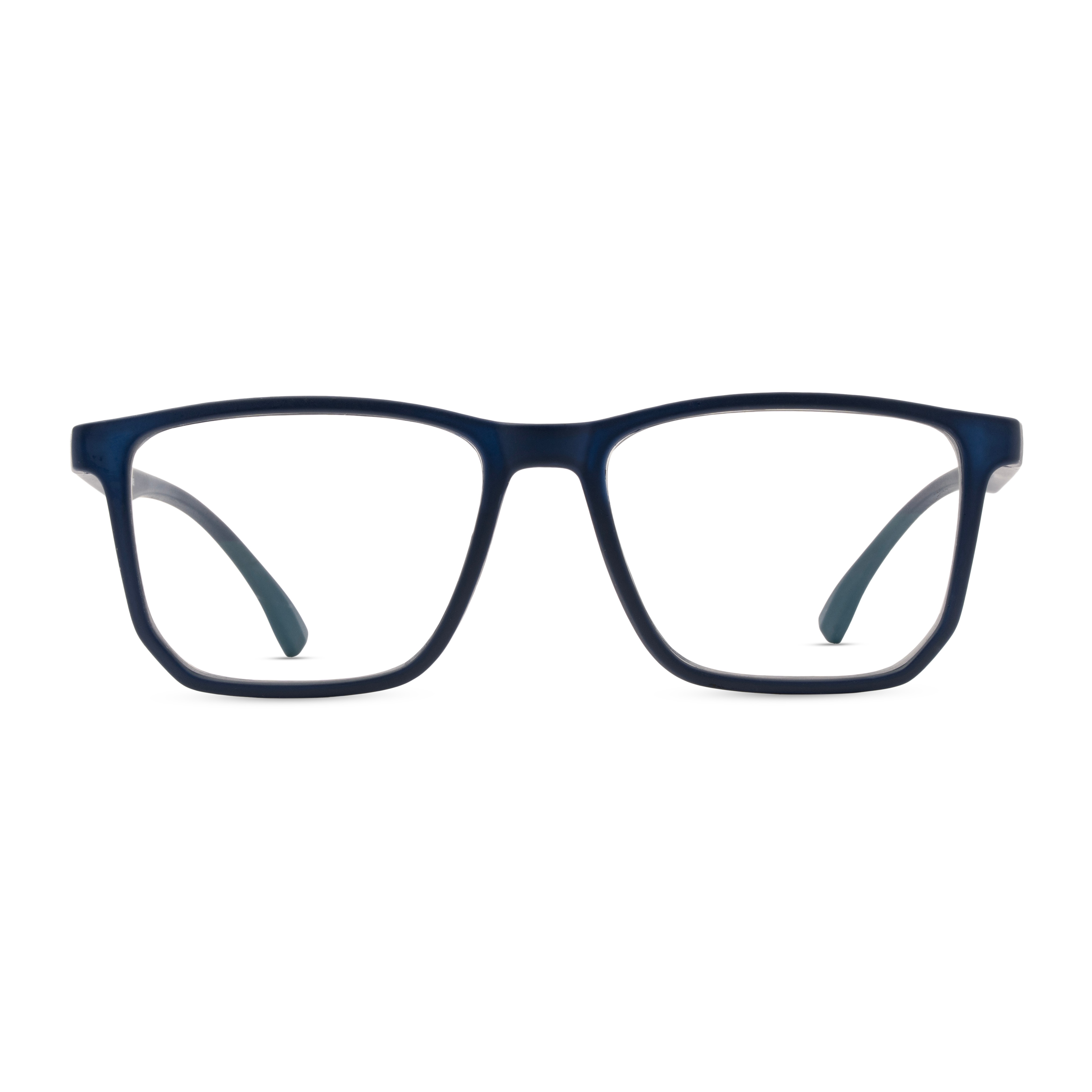 Blue Round Computer Glasses for Men
