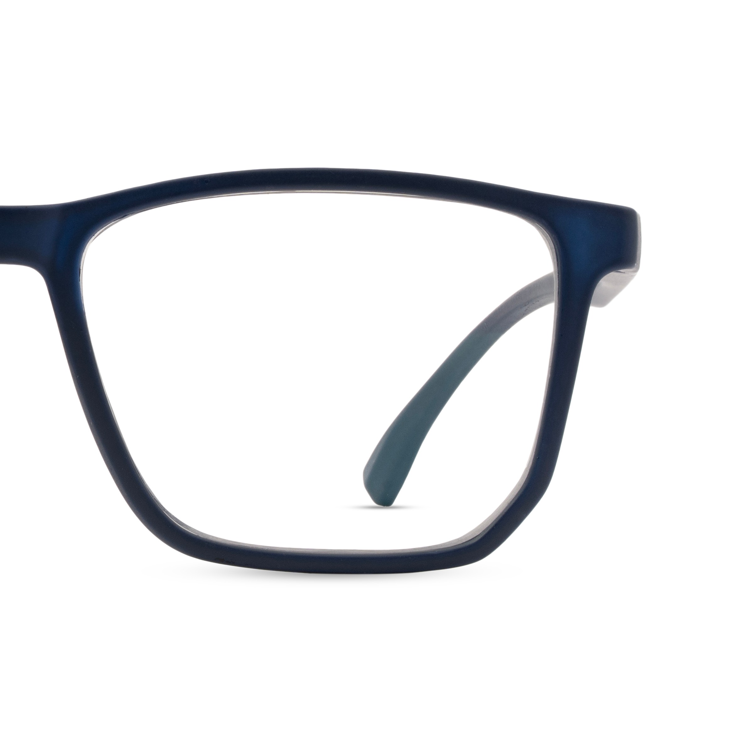 Blue Round Computer Glasses for Men
