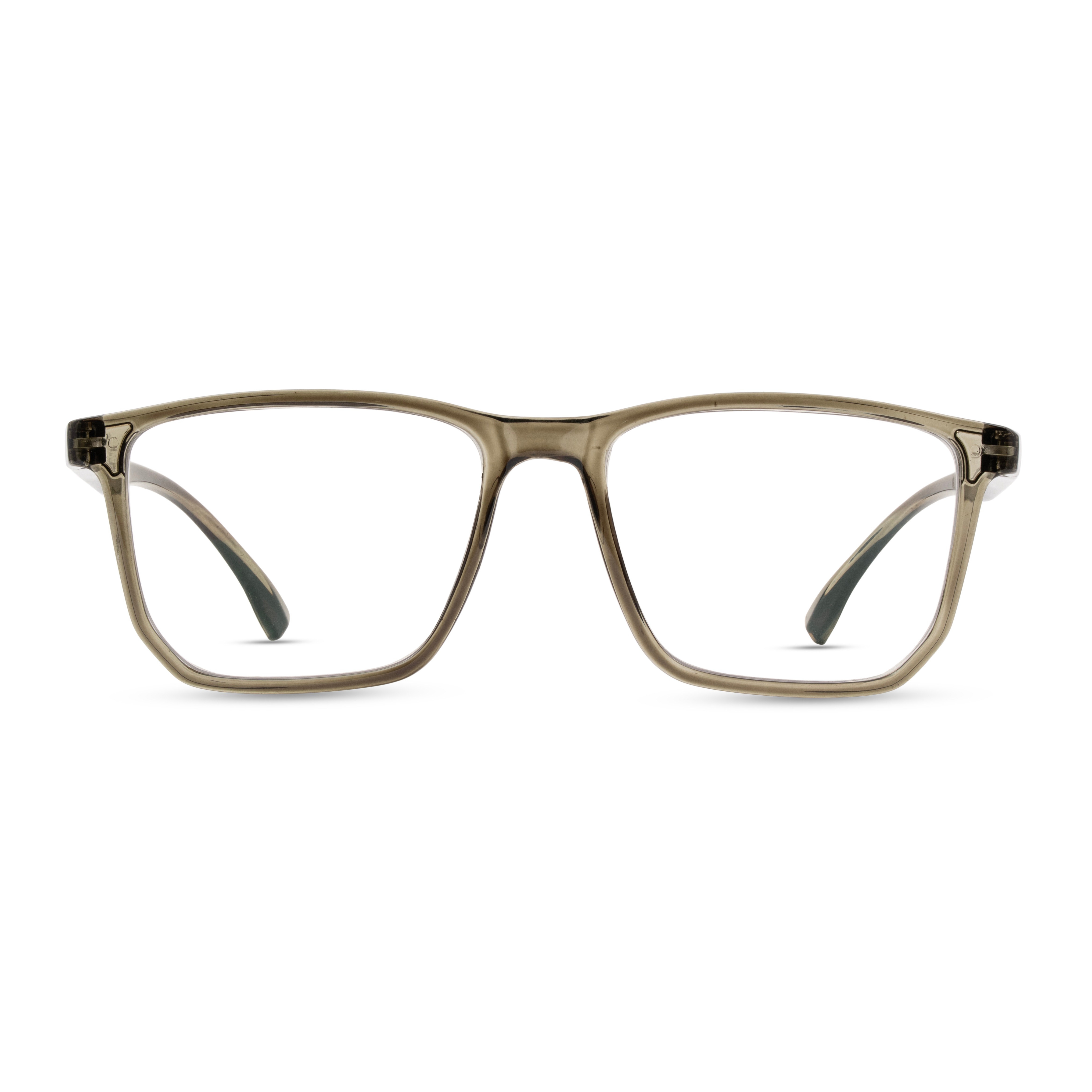 Green Rectangle Computer Glasses for Men