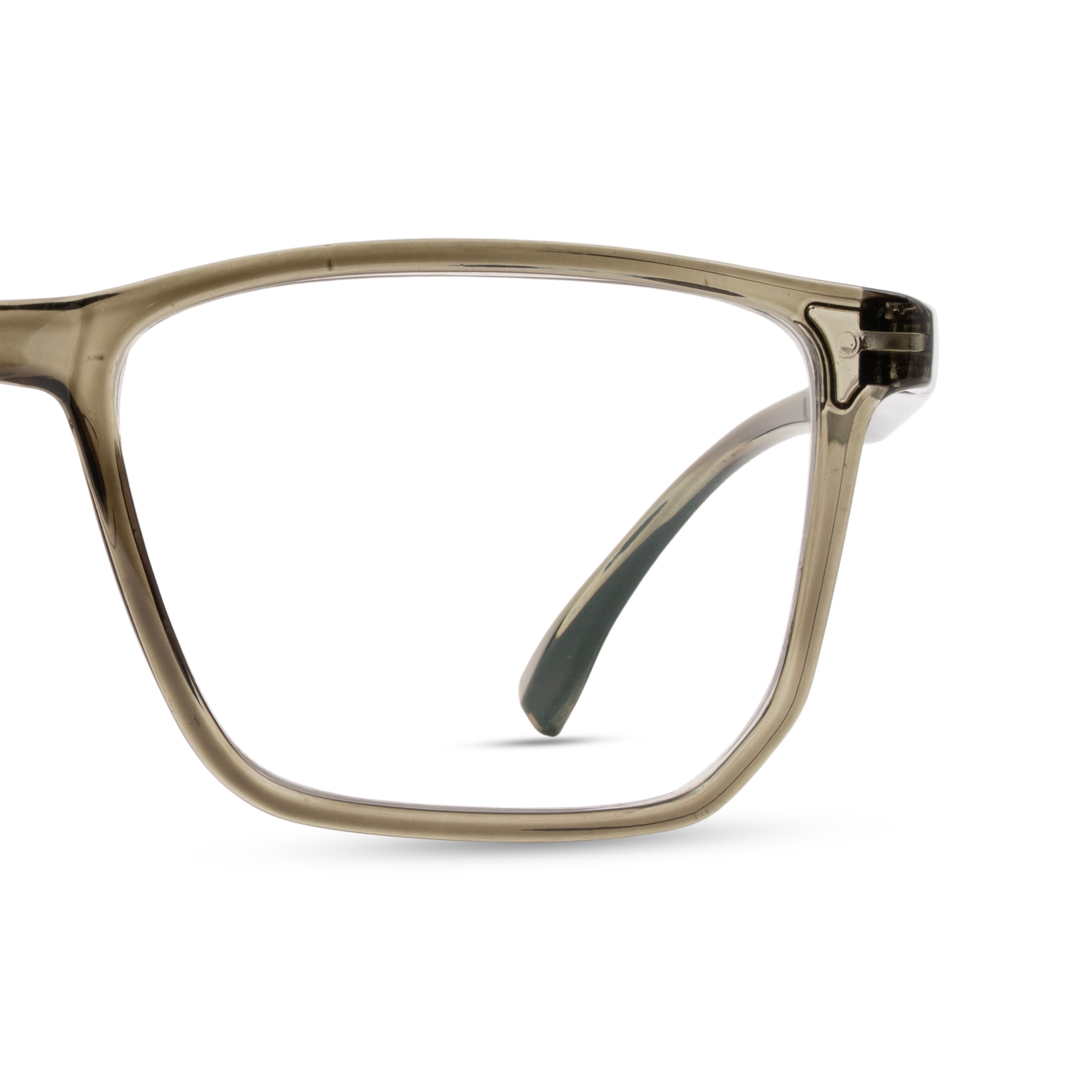 Green Rectangle Computer Glasses for Men