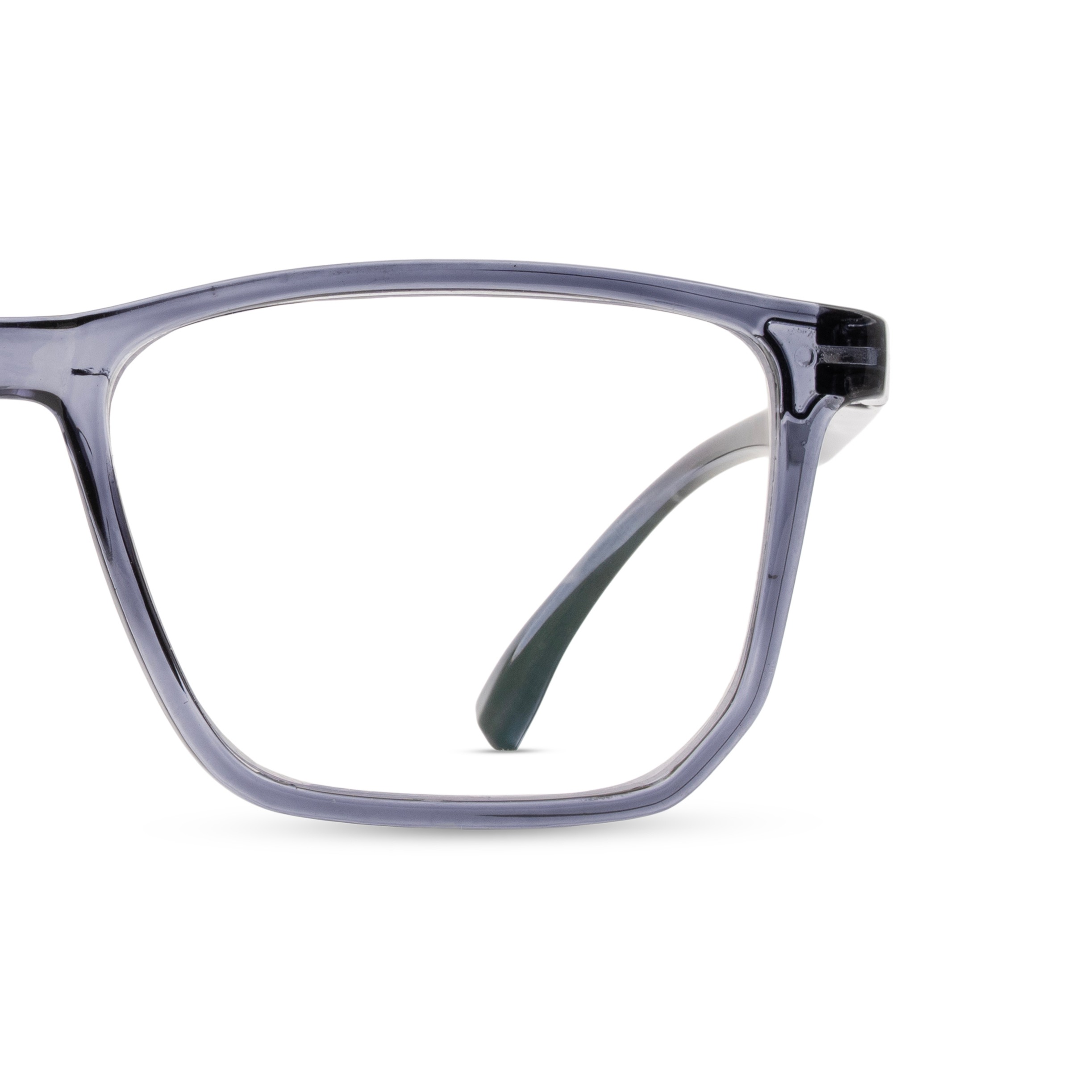Grey Rectangle Computer Glasses for Men