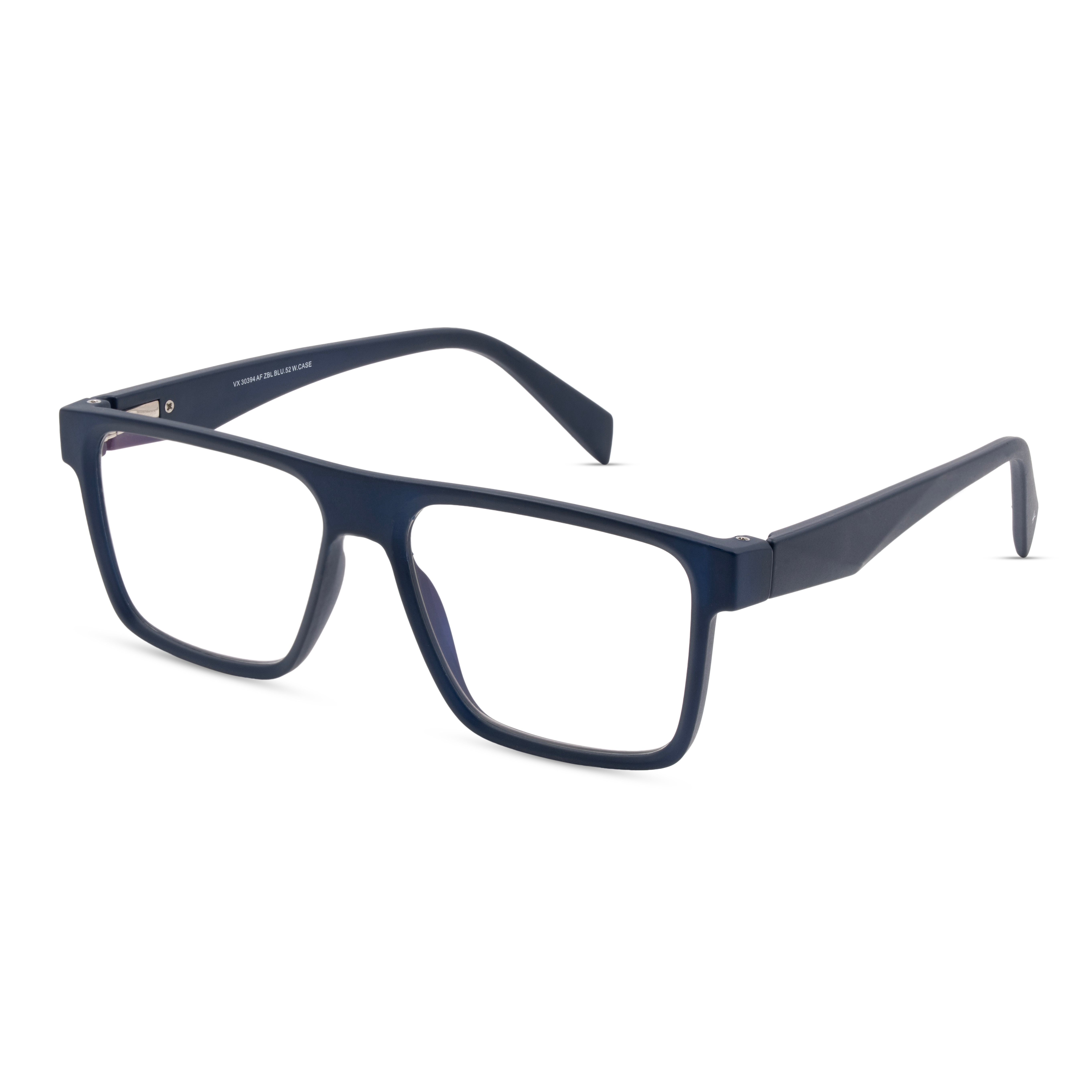 Blue Rectangle Computer Glasses for Men