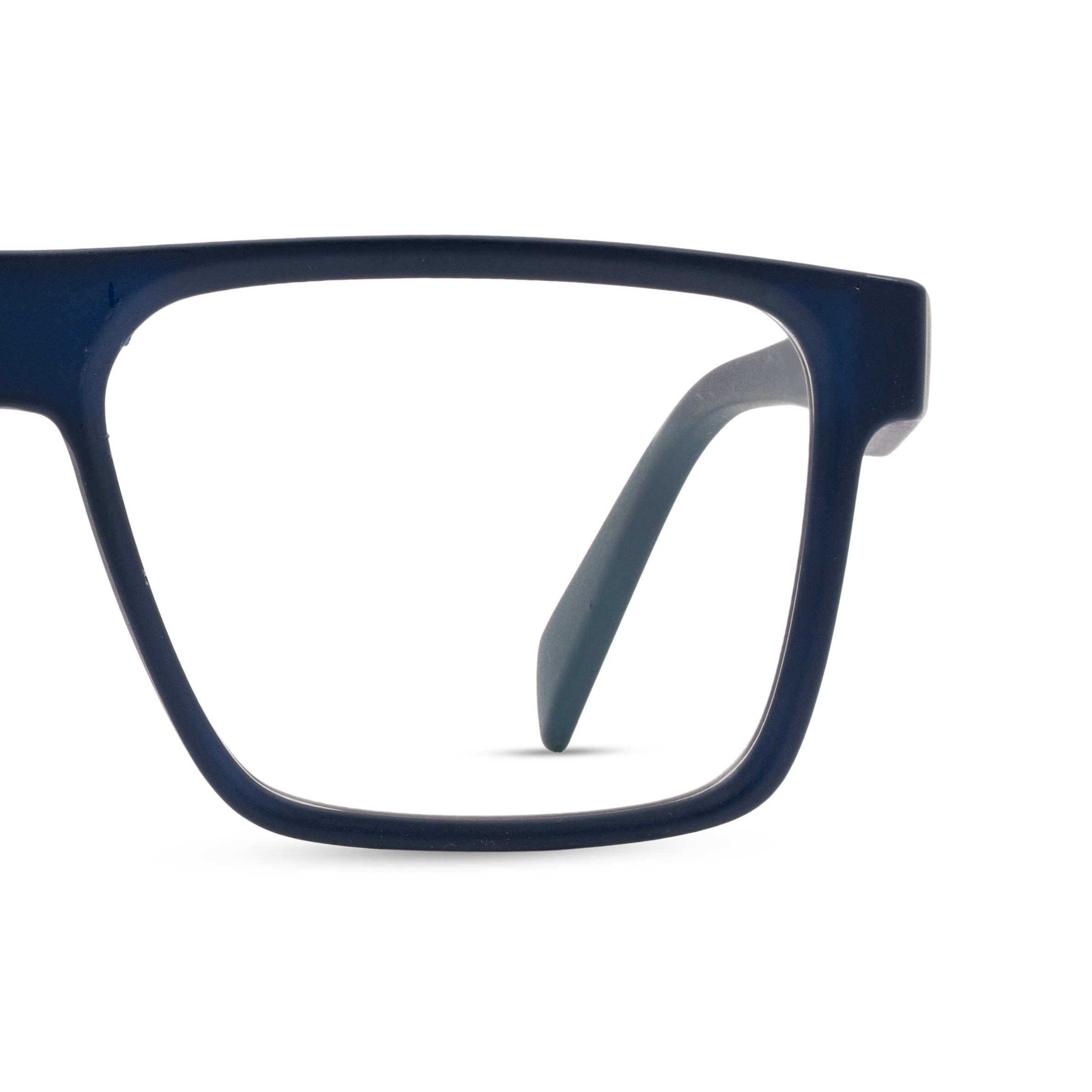 Blue Rectangle Computer Glasses for Men