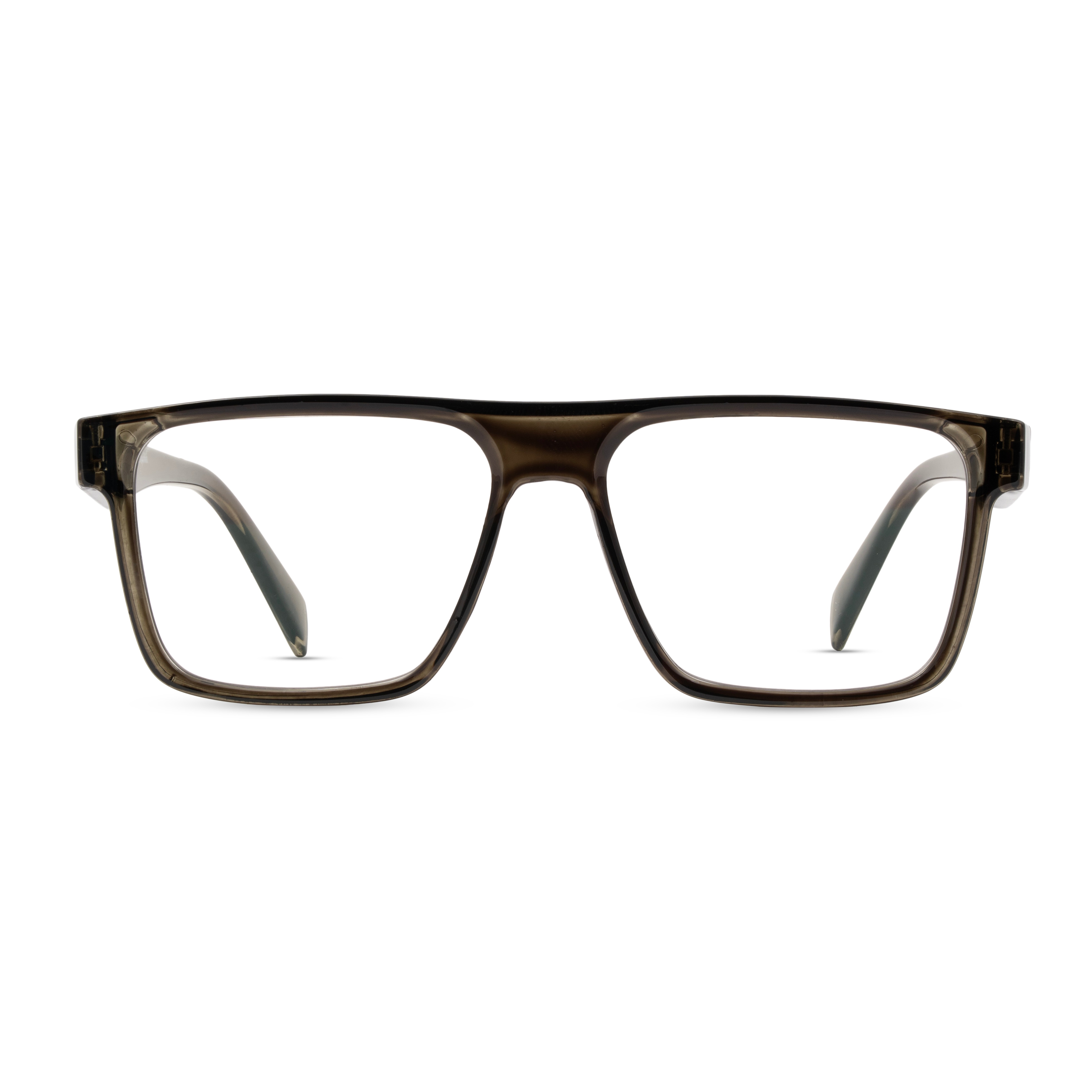 Green Rectangle Computer Glasses for Men