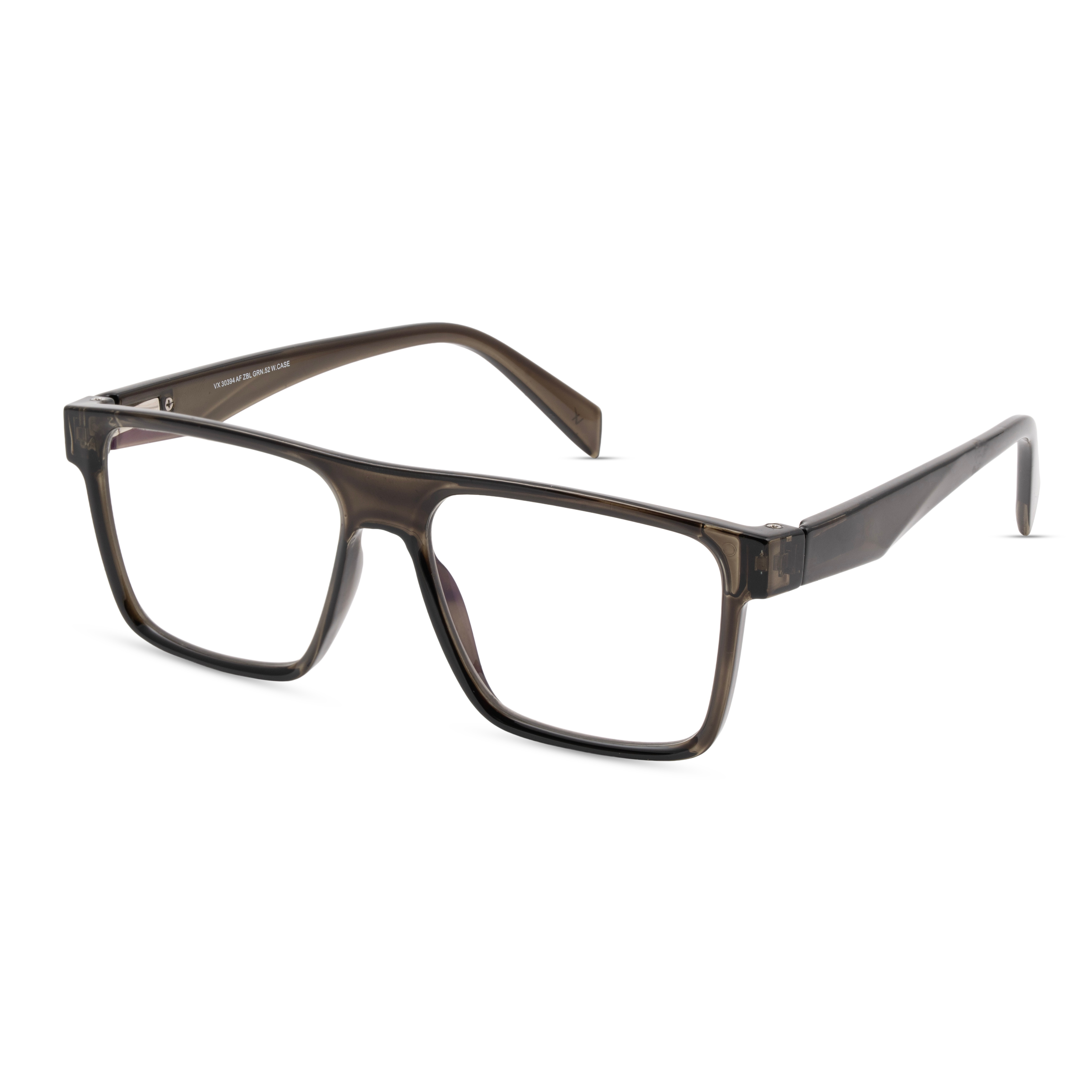 Green Rectangle Computer Glasses for Men