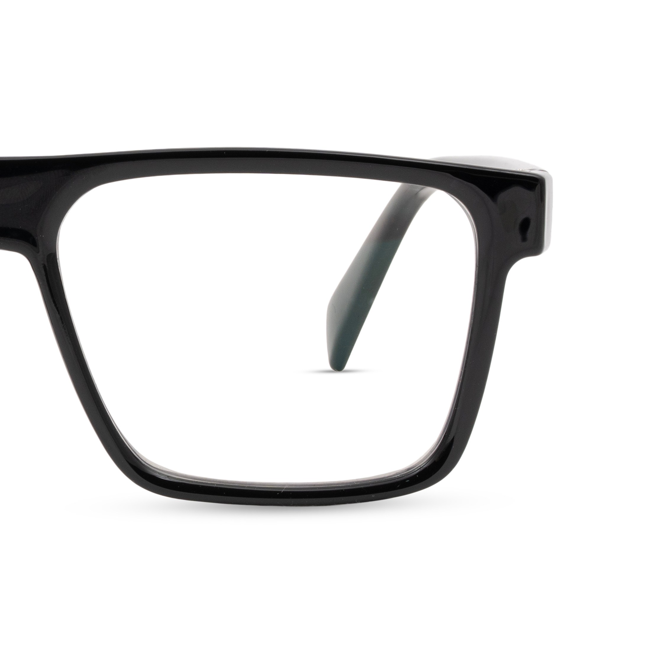 Black Rectangle Computer Glasses for Men