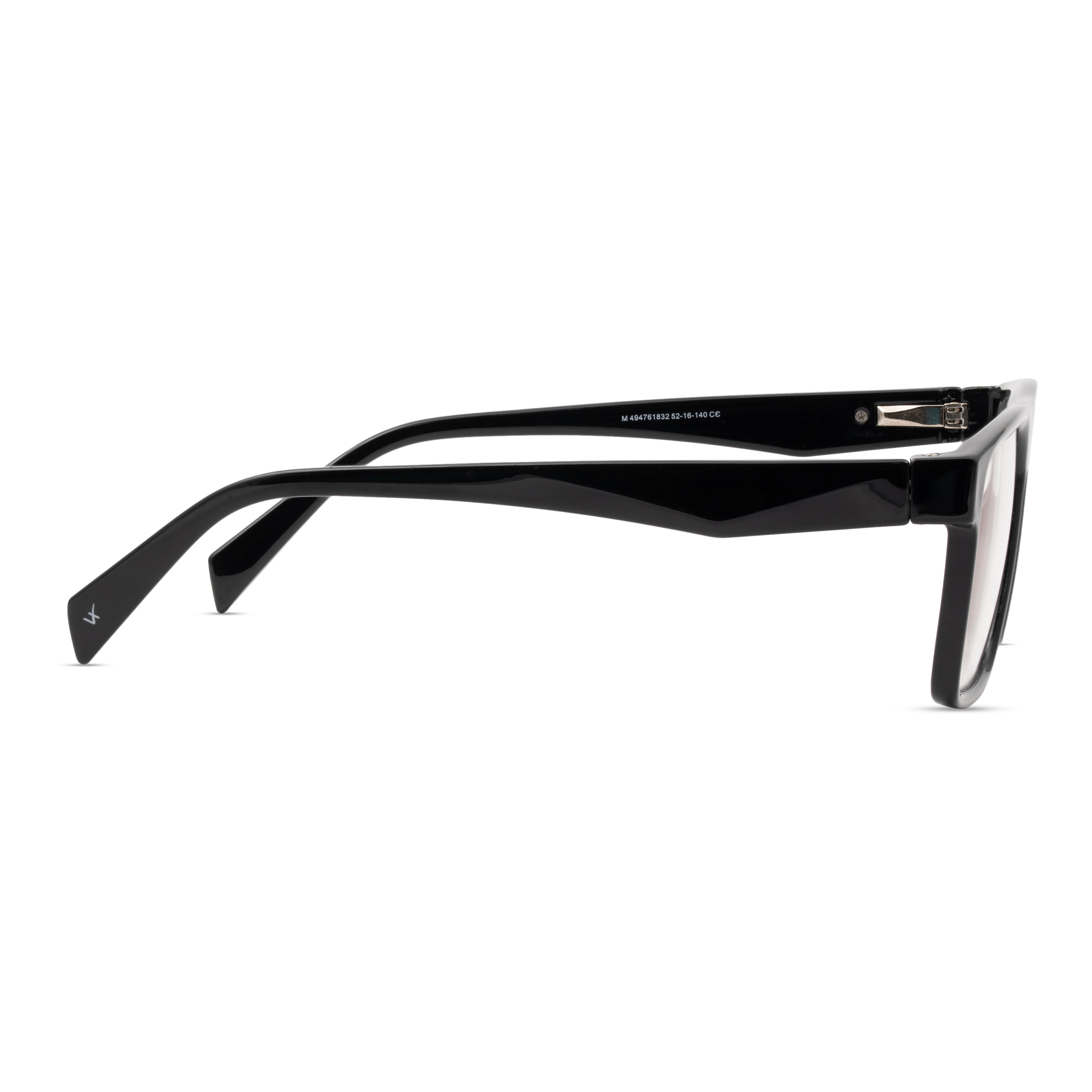 Black Rectangle Computer Glasses for Men