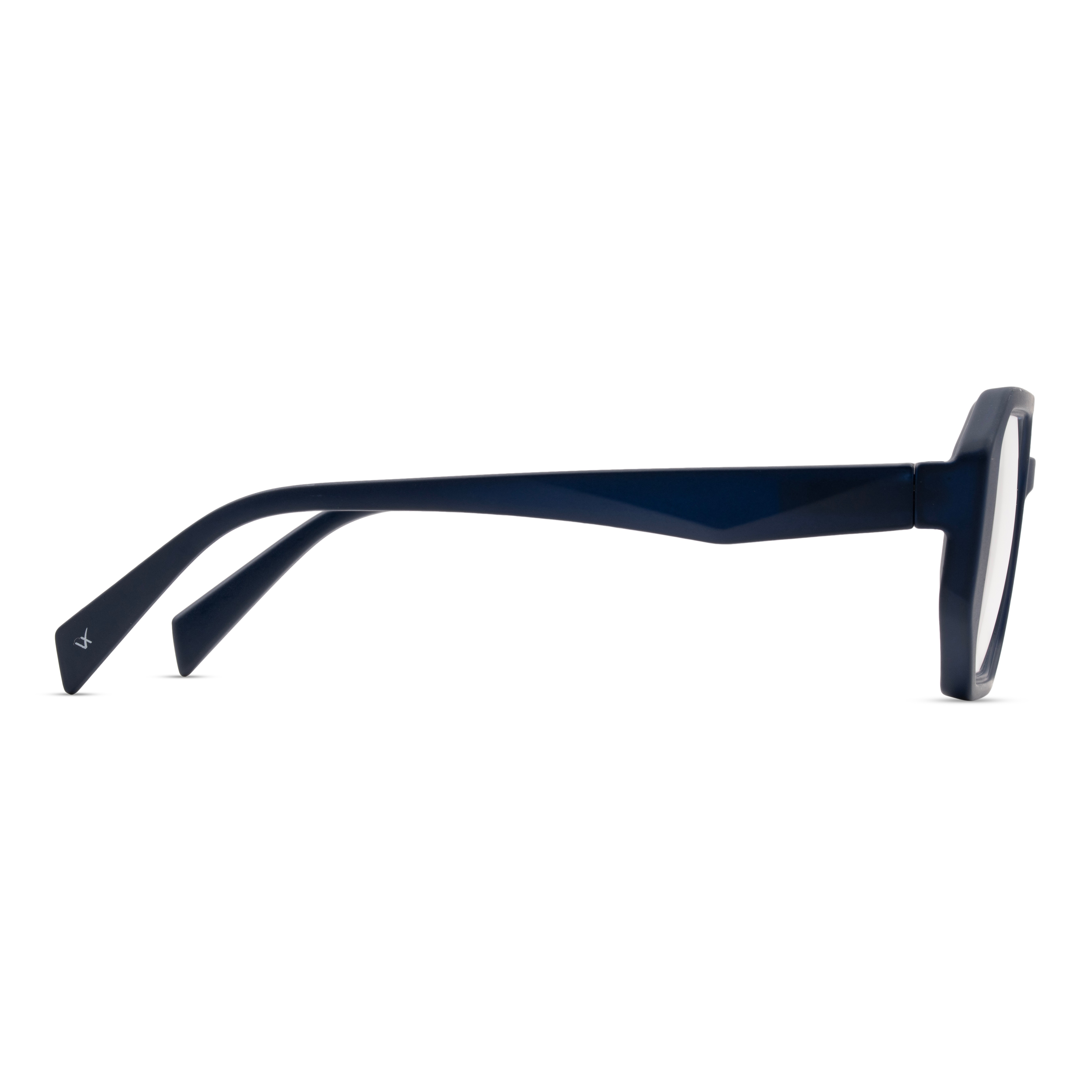 Blue Rectangle Computer Glasses for Men