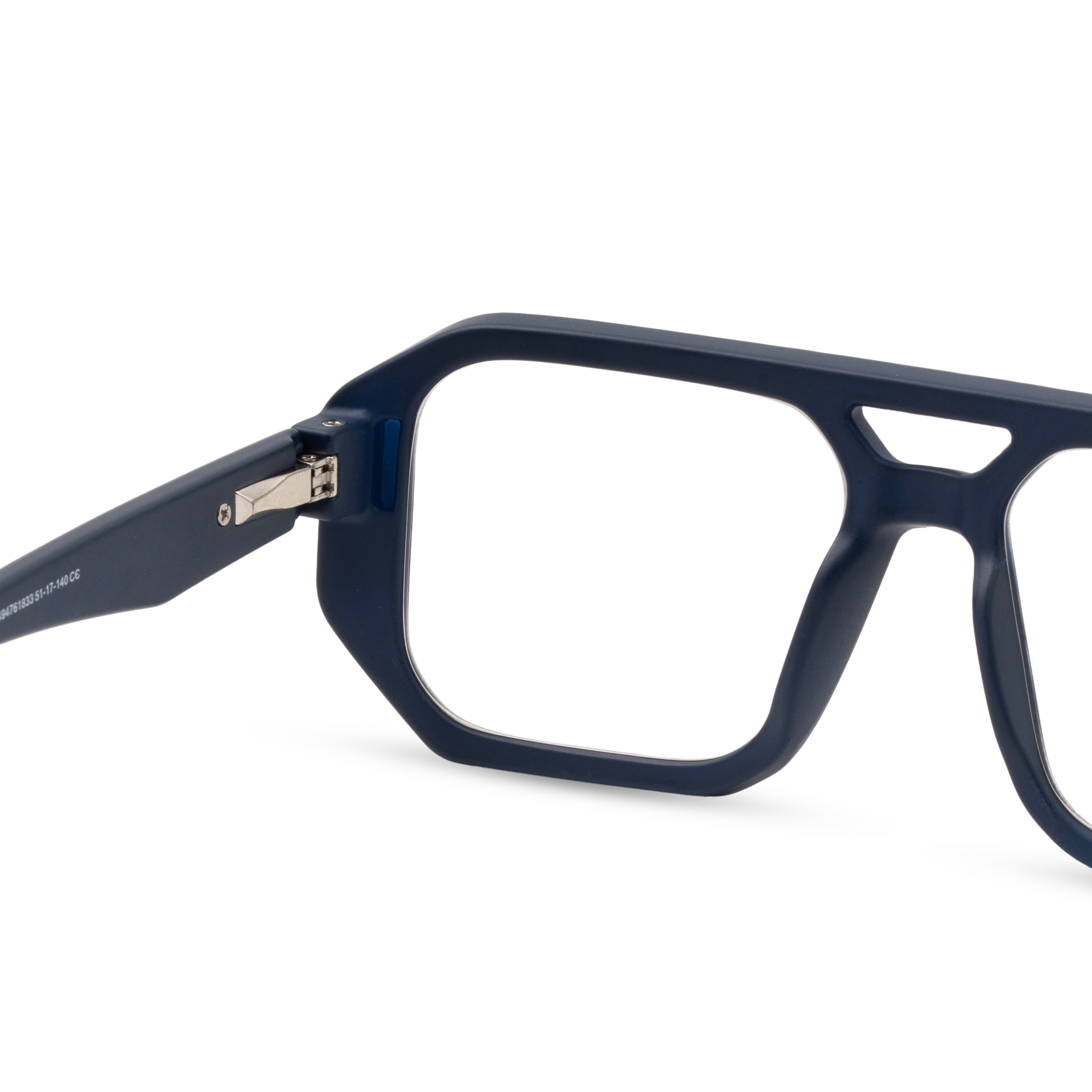 Blue Rectangle Computer Glasses for Men