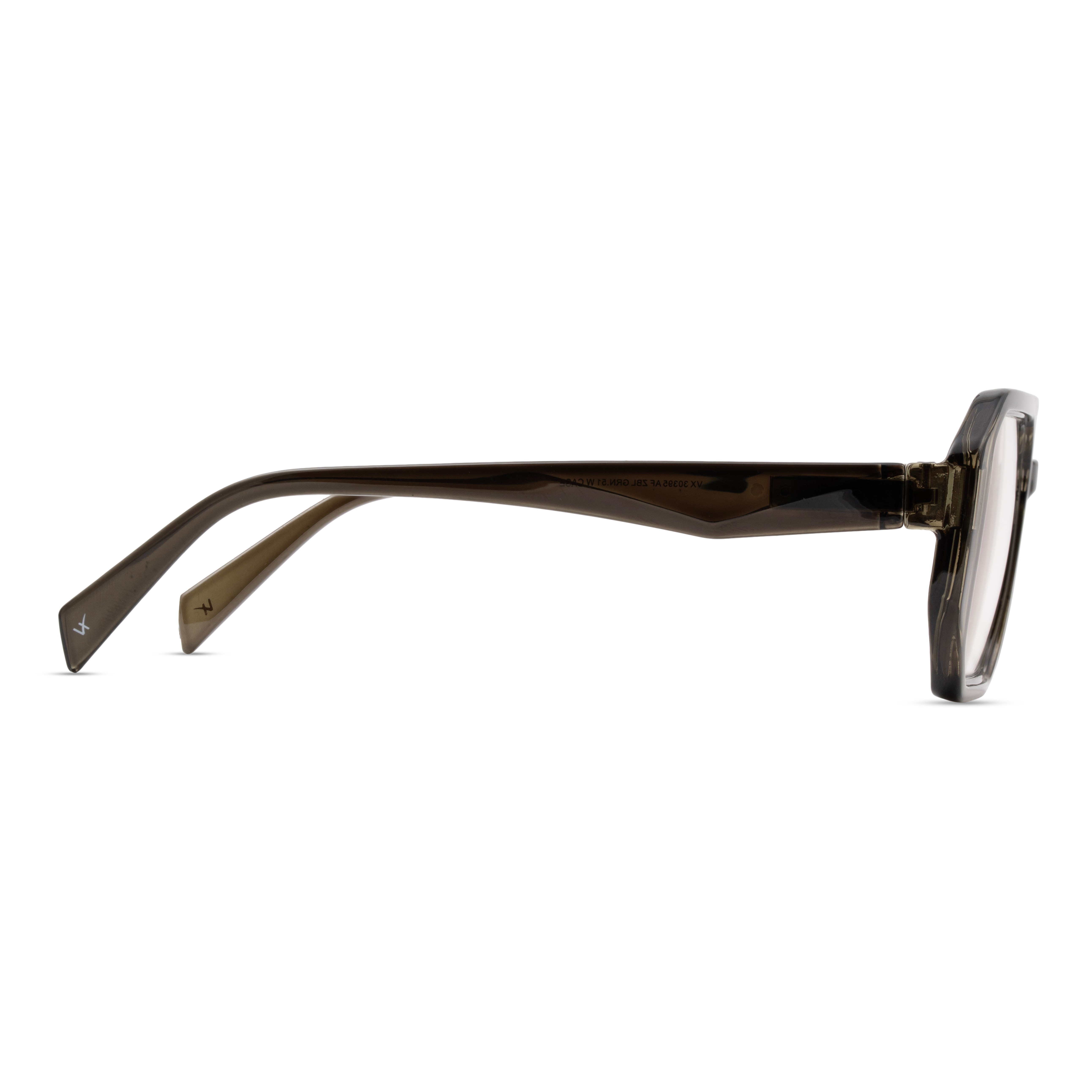 Green Rectangle Computer Glasses for Men