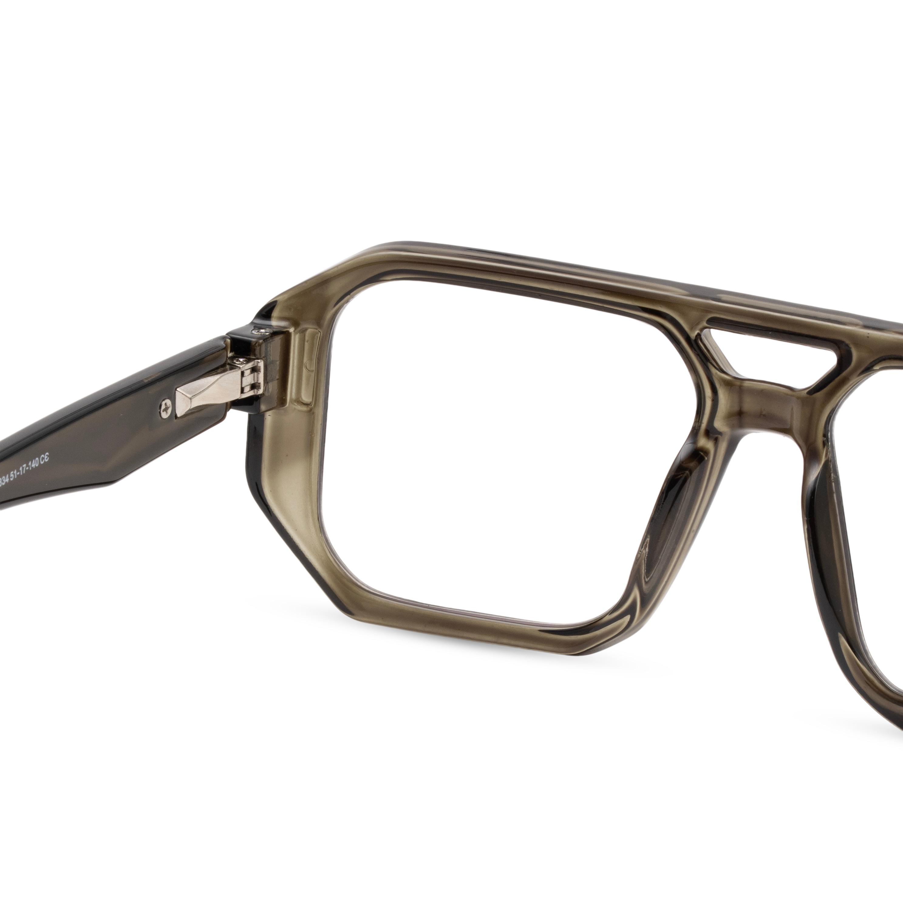 Green Rectangle Computer Glasses for Men