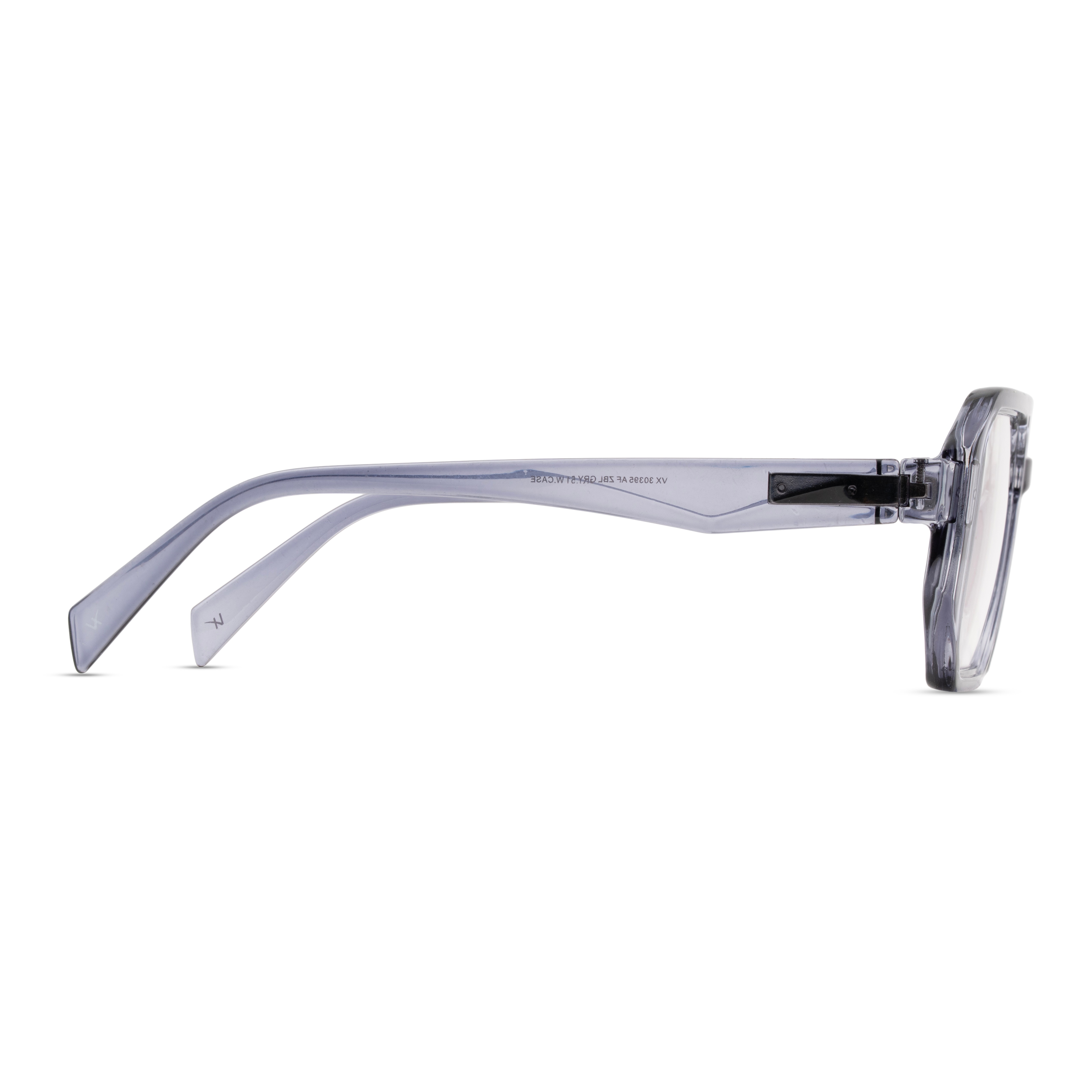 Grey Rectangle Computer Glasses for Men