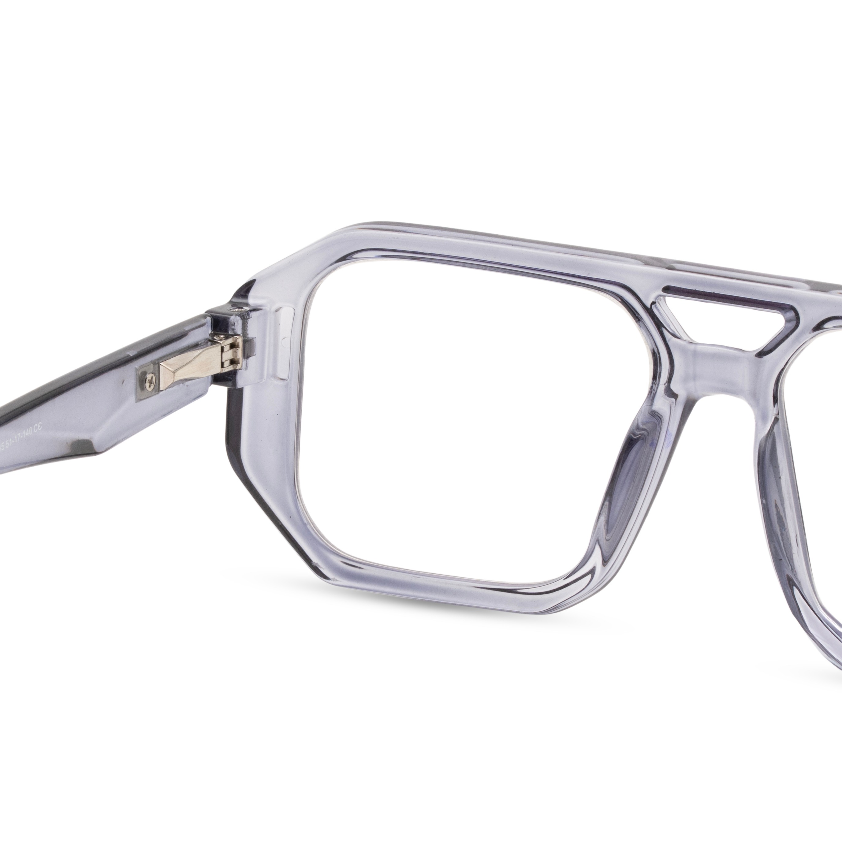 Grey Rectangle Computer Glasses for Men