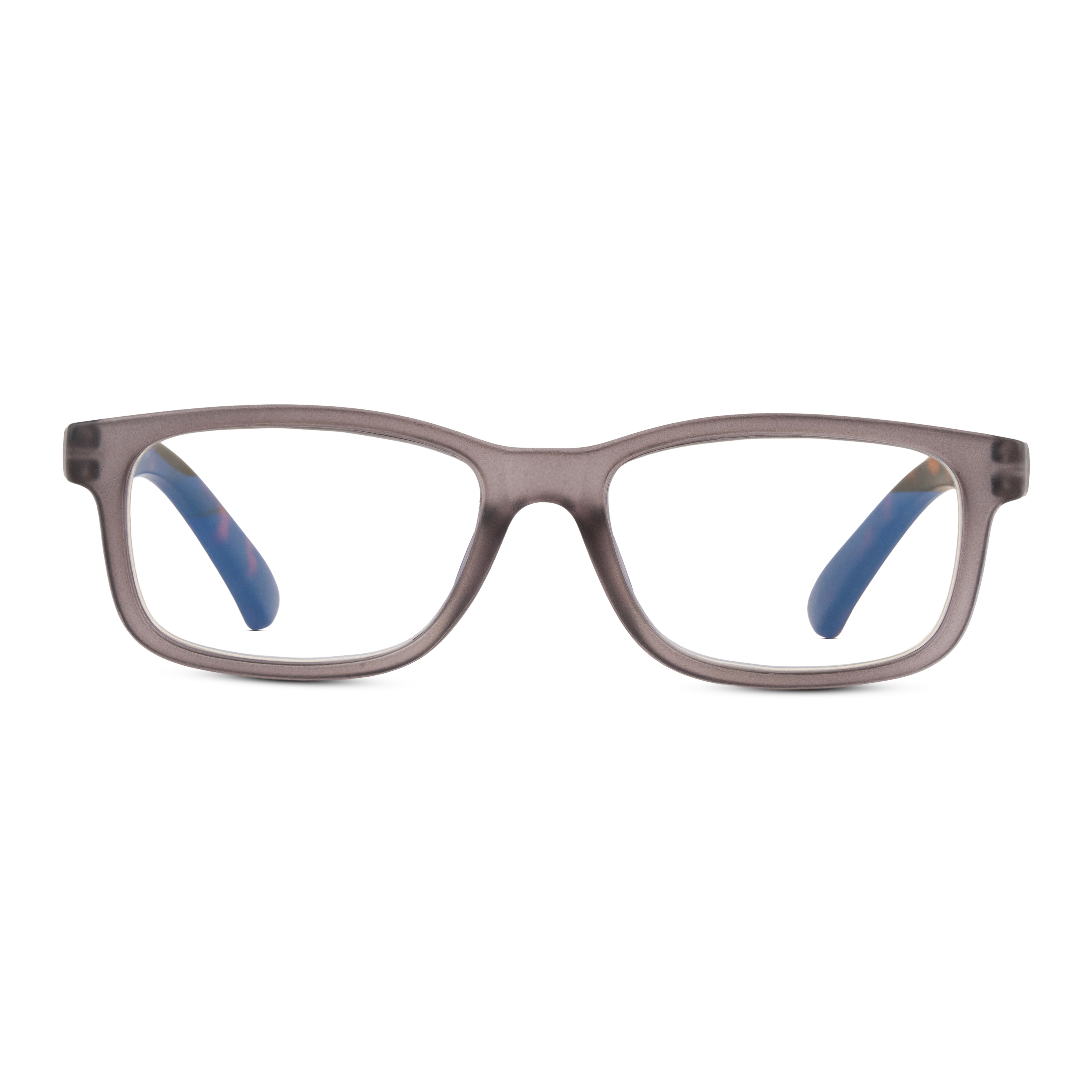 Grey Rectangle Reading Glasses for Unisex
