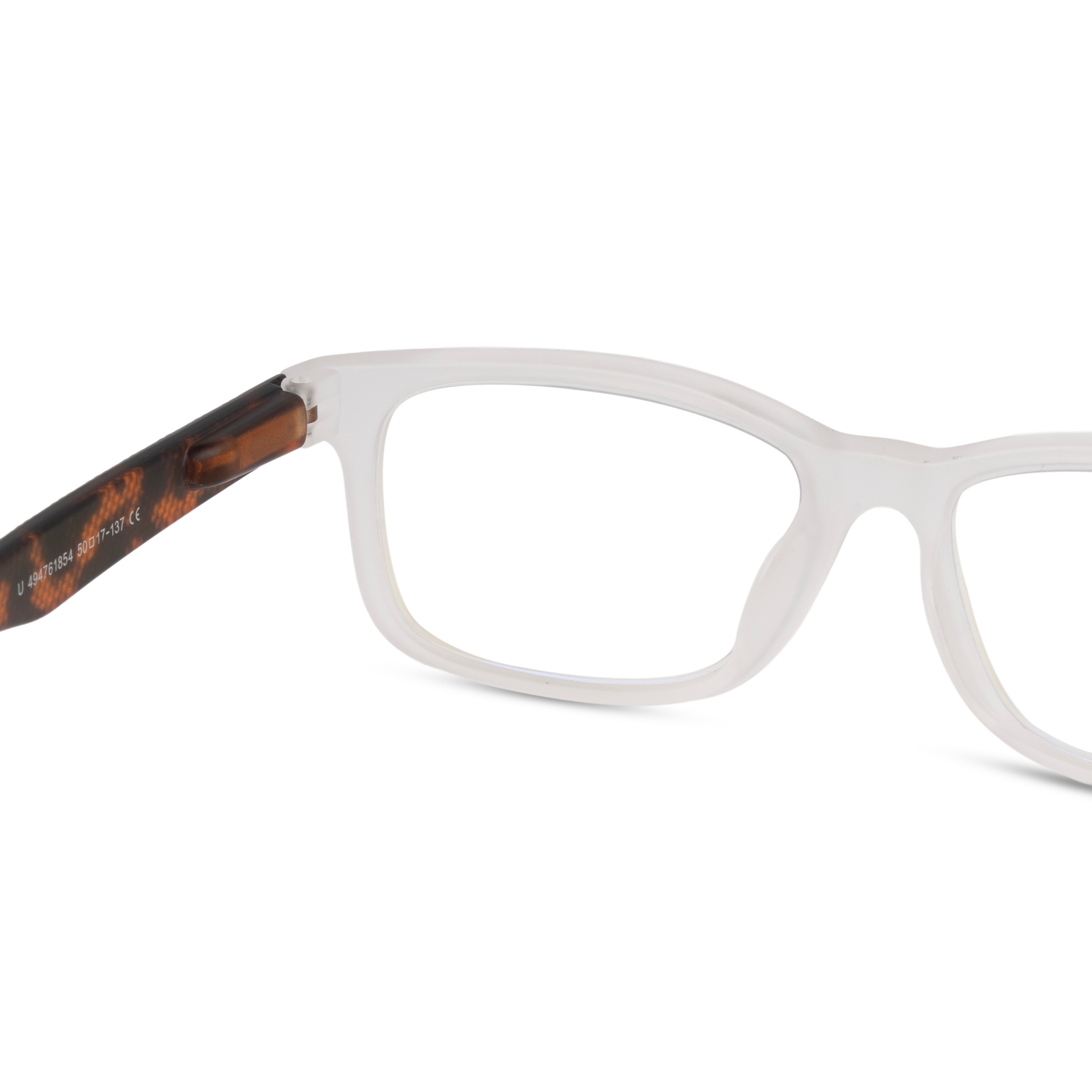 Transparent Rectangle Reading Glasses for Unisex