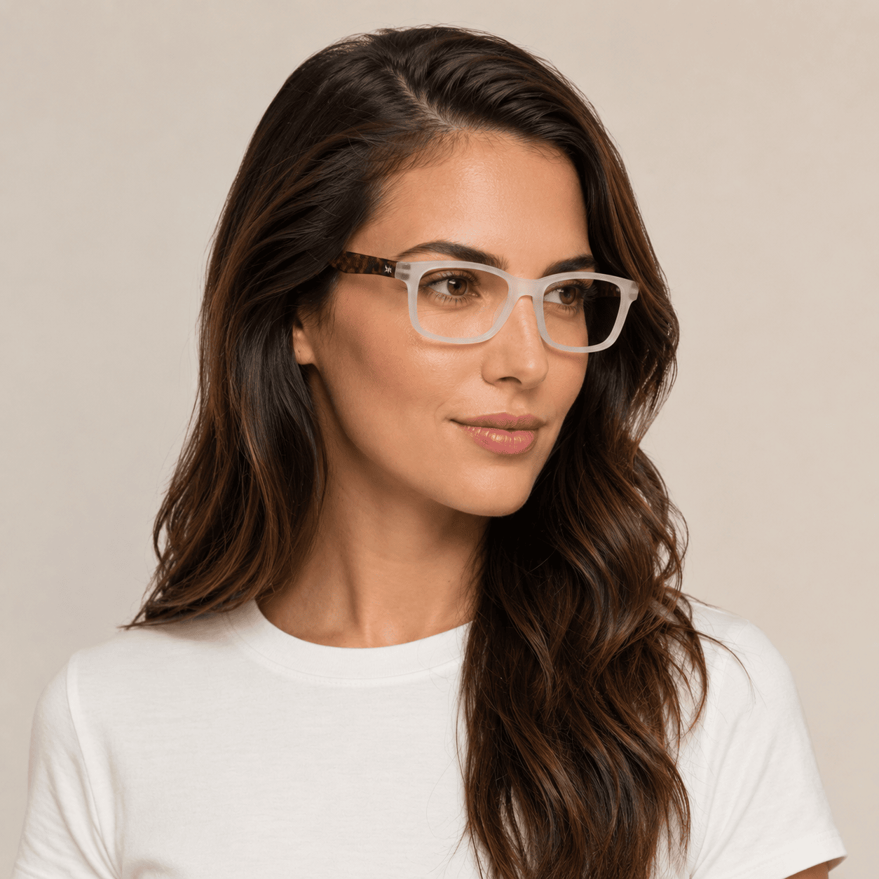Transparent Rectangle Reading Glasses for Unisex