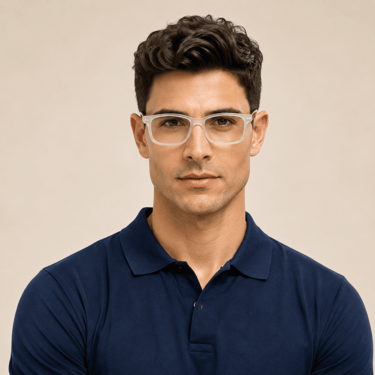 Transparent Rectangle Reading Glasses for Unisex