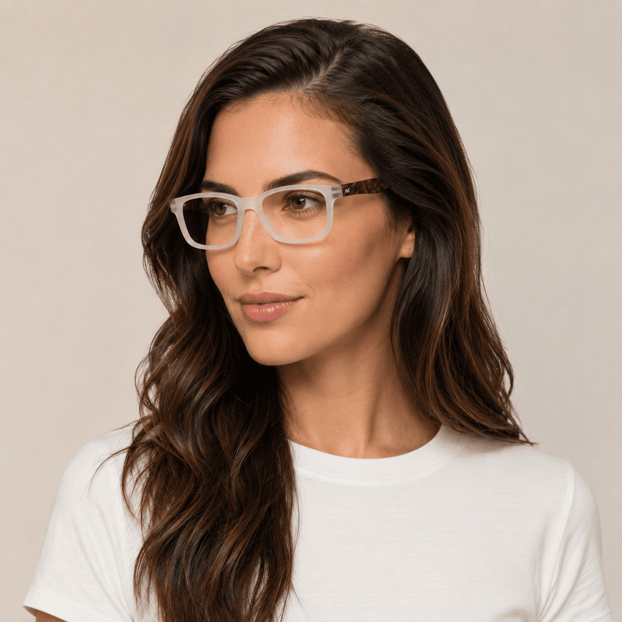 Transparent Rectangle Reading Glasses for Unisex