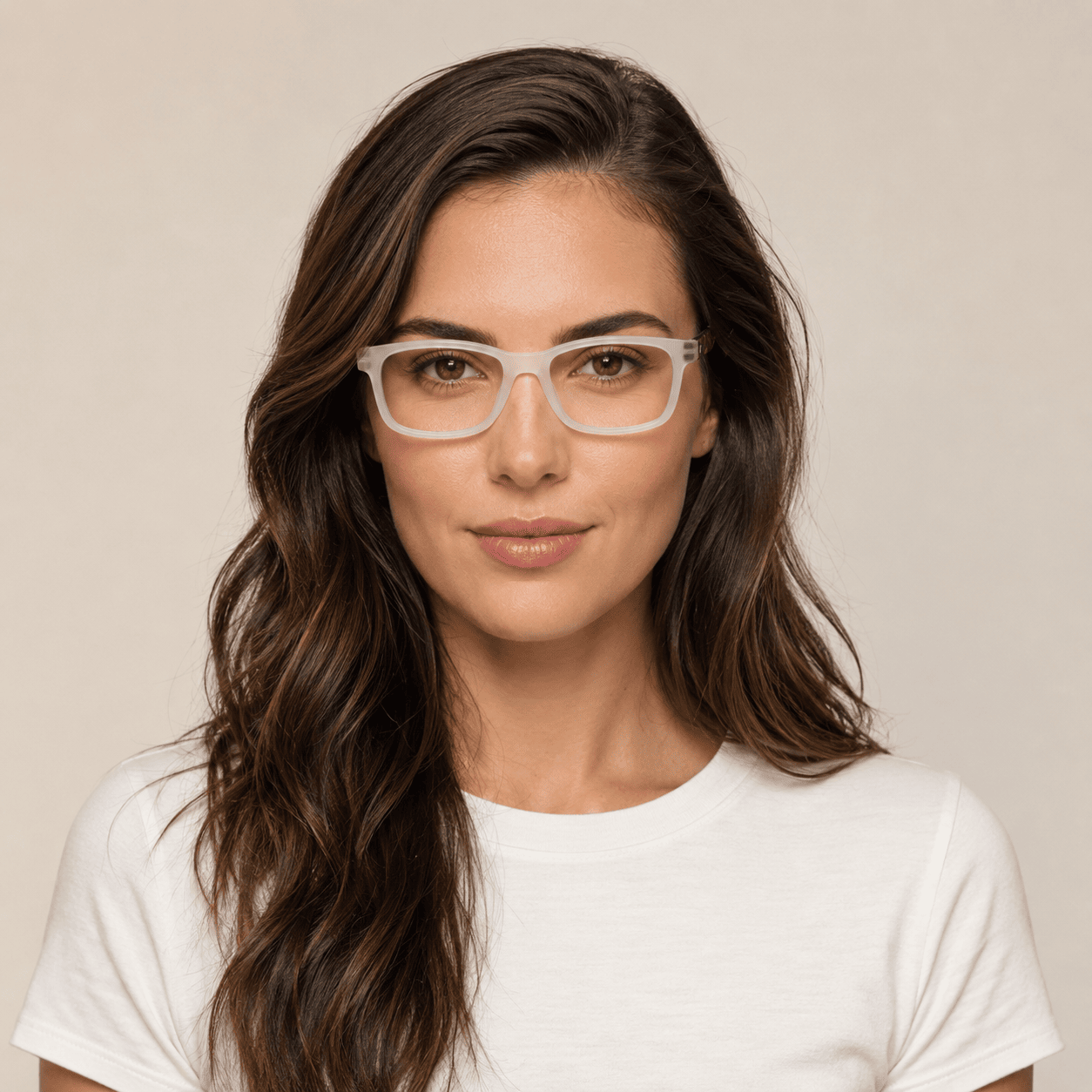 Transparent Rectangle Reading Glasses for Unisex