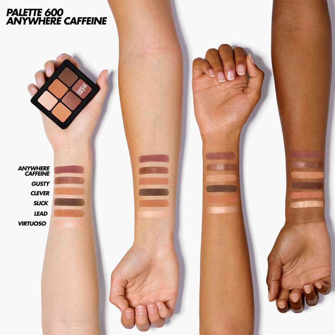 Artist To Go Eyeshadow Palette Mini • 600 Anywhere Caffeine