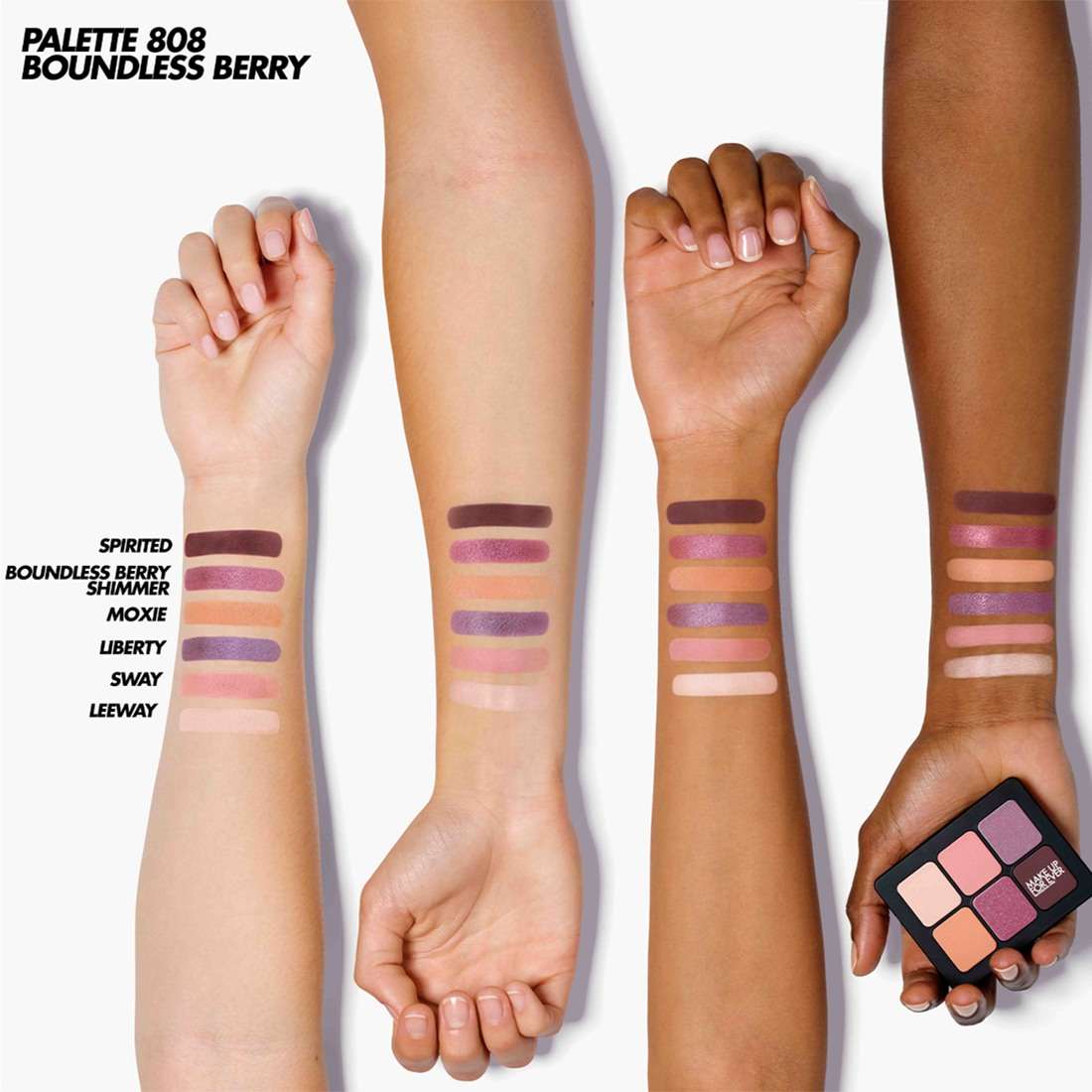 Artist To Go Eyeshadow Palette Mini • 808 Boundless Berry