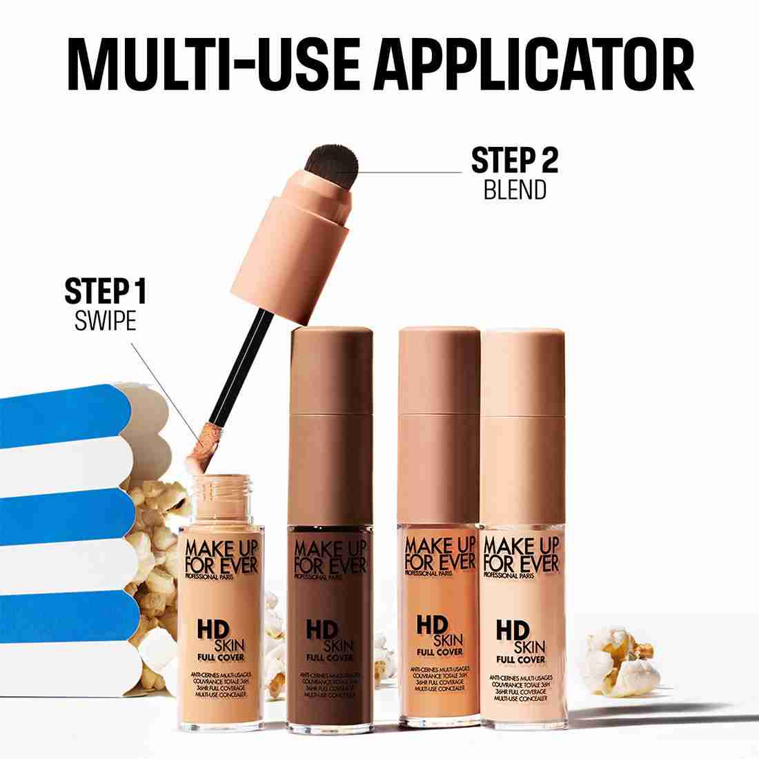HD Skin Full Cover Multi Use Concealer with Niacinamide & Hyaluronic Acid • 3N59