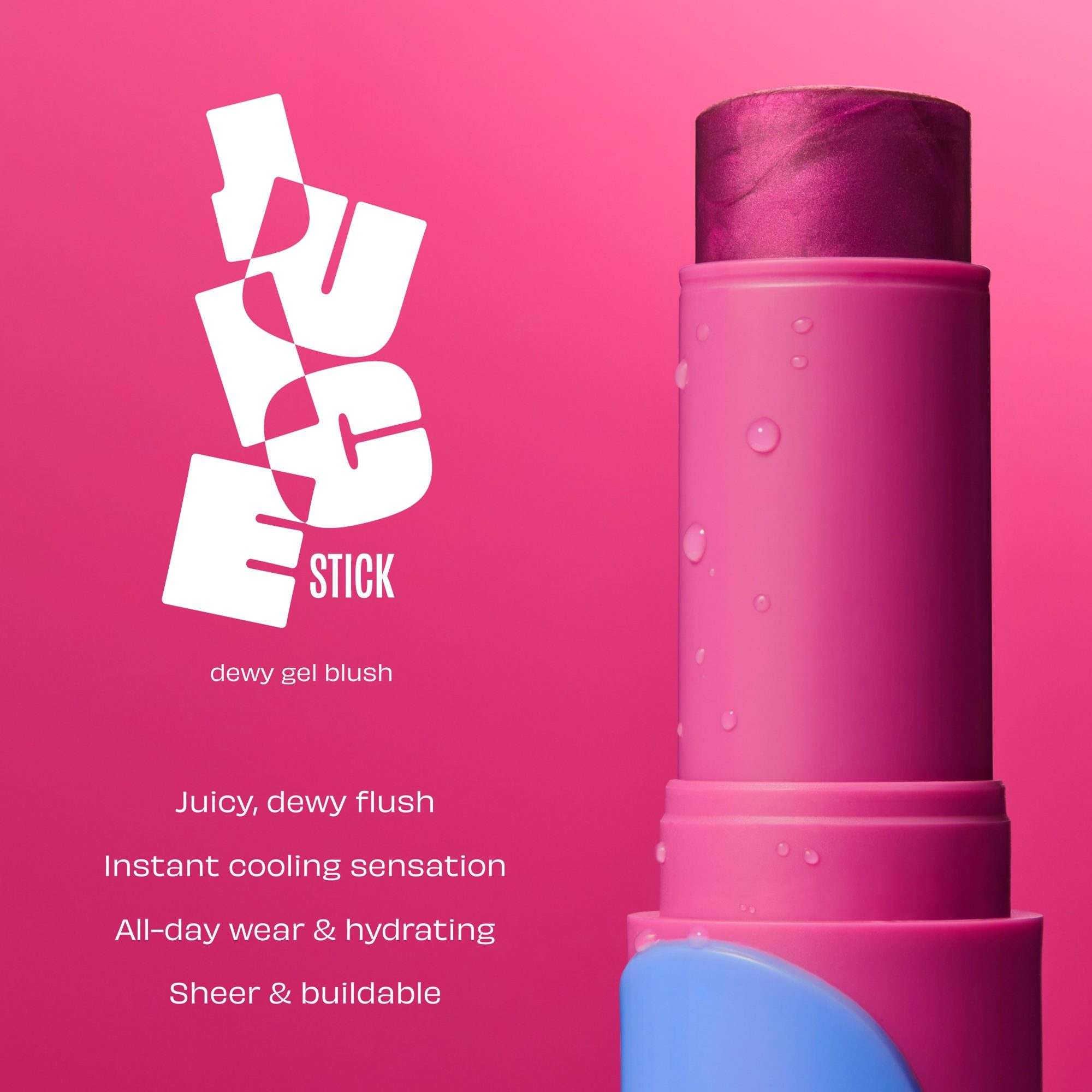 Juice Stick Dewy Gel Blush • Foxxy Golden Brick-Red