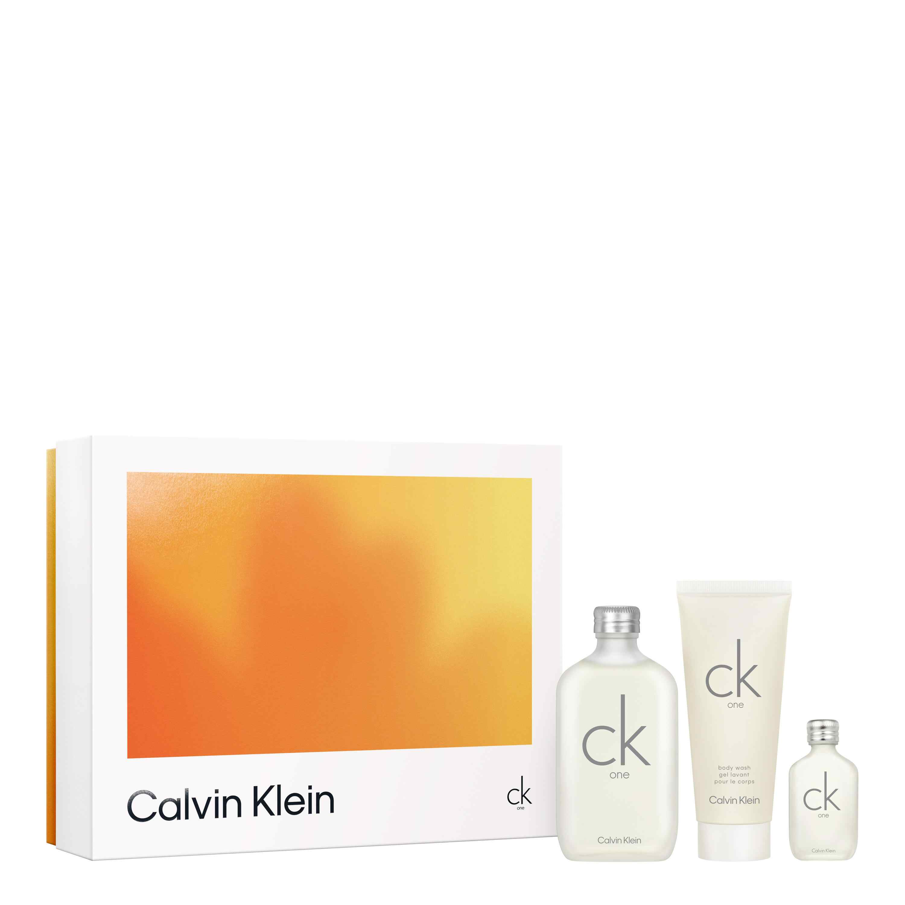 Ck One Eau De Toilette And Shower Gel Unisex Trio Gift Set • 215ml