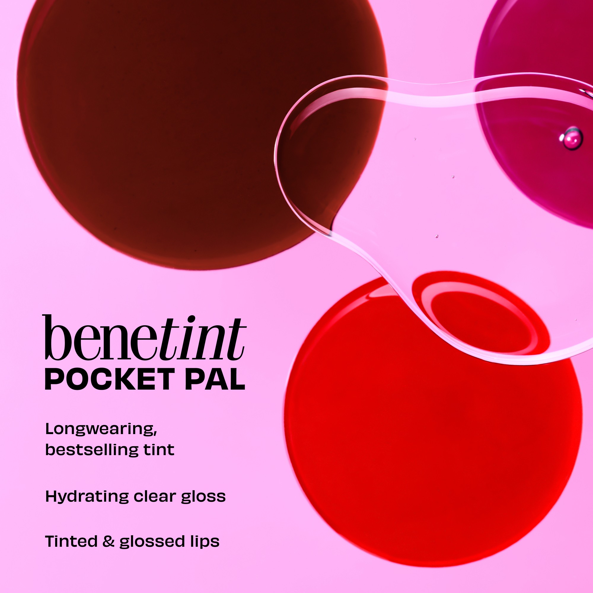 Benetint Pocket Pal Dual-Ended Tint & Glaze • Rose