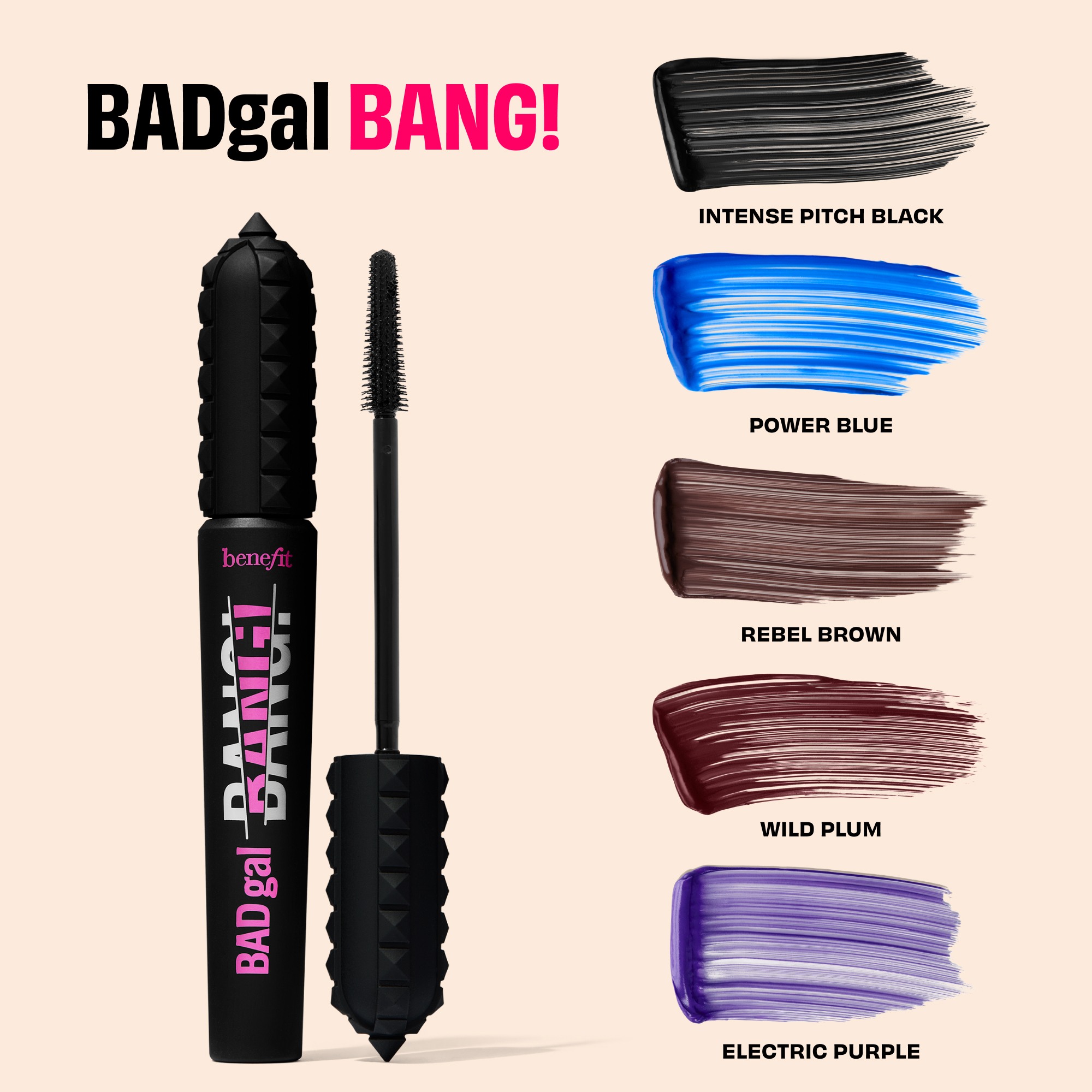 BADgal BANG! BIGGER, BADDER Volumizing Mascara • Electric Purple