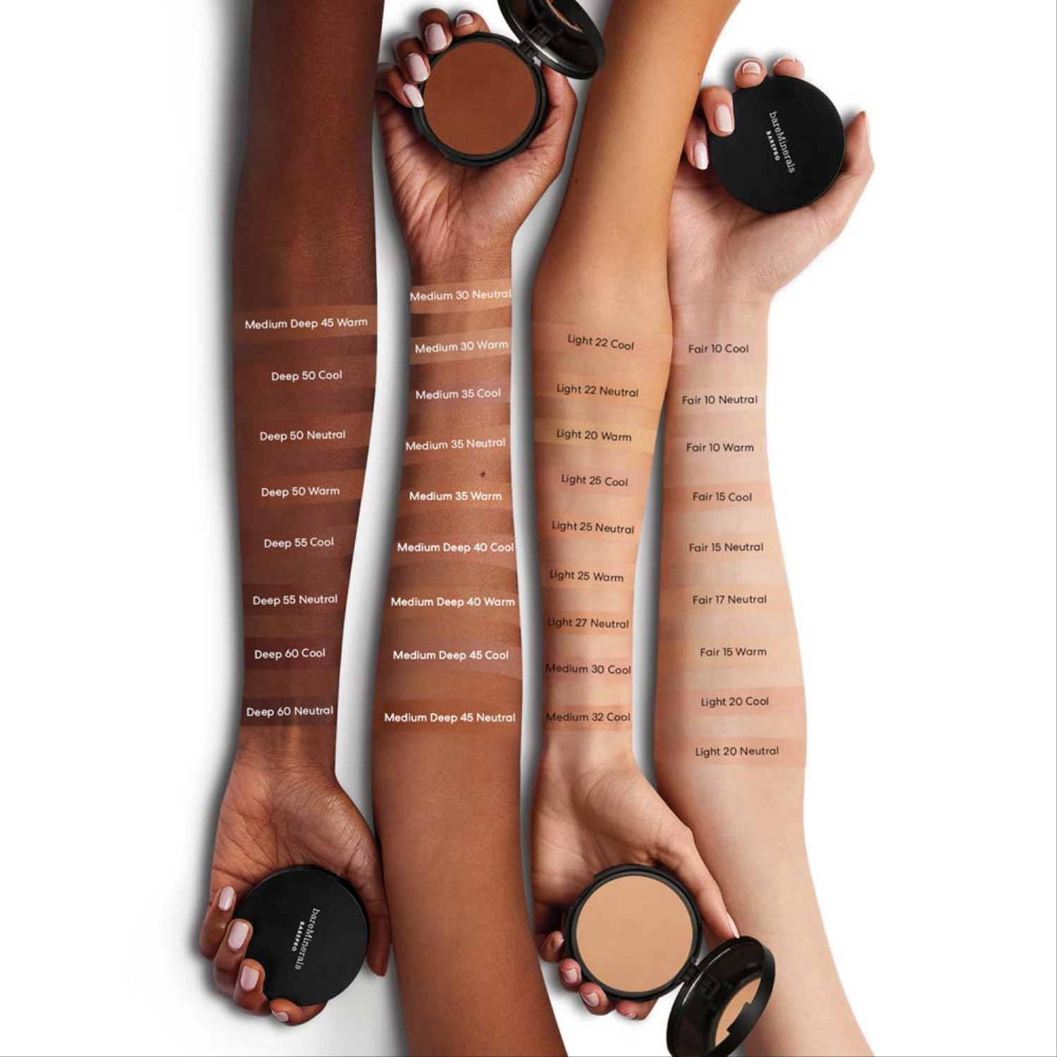 BarePro 24H Skin Perfecting Powder Foundation • Light 22 Cool