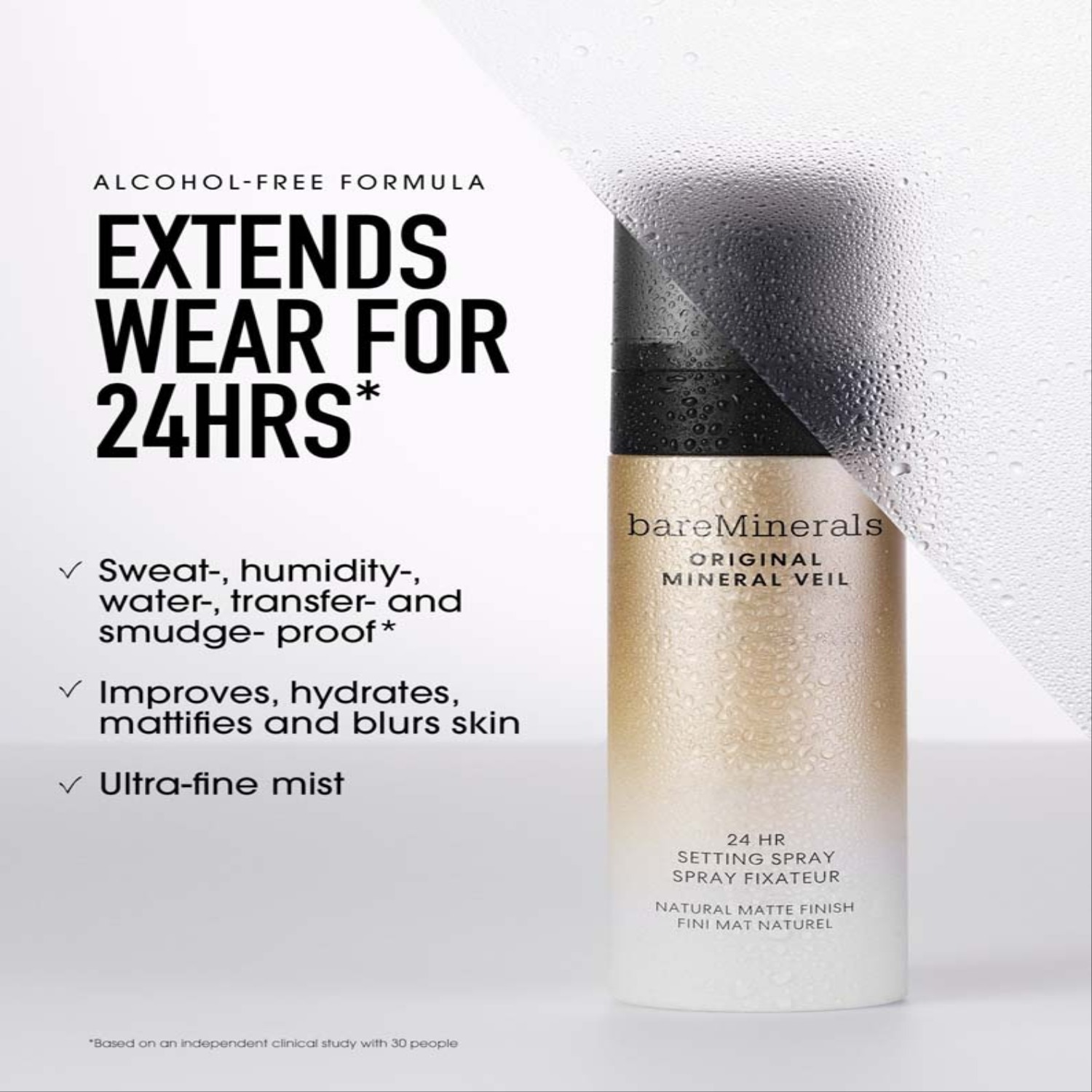 Original Mineral Veil 24HR Natural Matte Setting Spray • 100ml