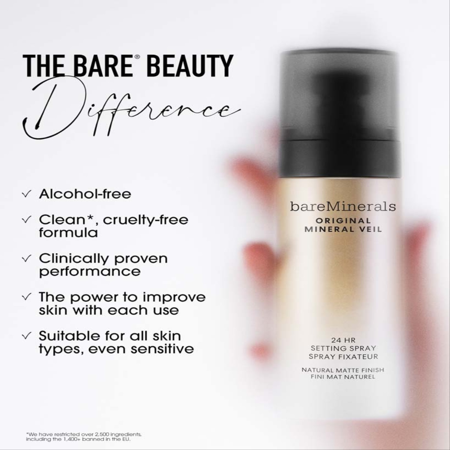 Original Mineral Veil 24HR Natural Matte Setting Spray • 100ml