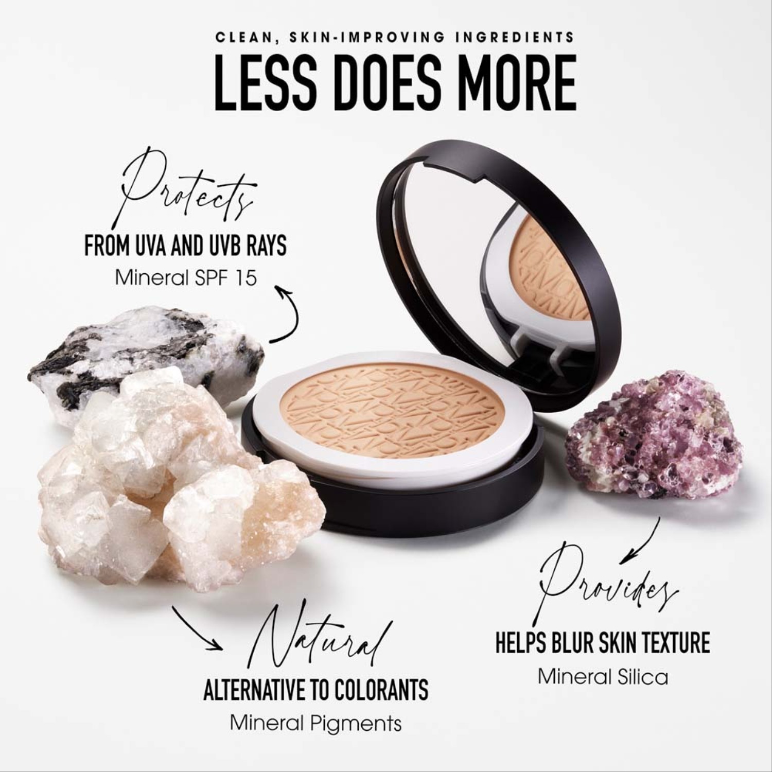 Original Talc-Free SPF15 Pressed Powder Foundation • Golden Tan 20