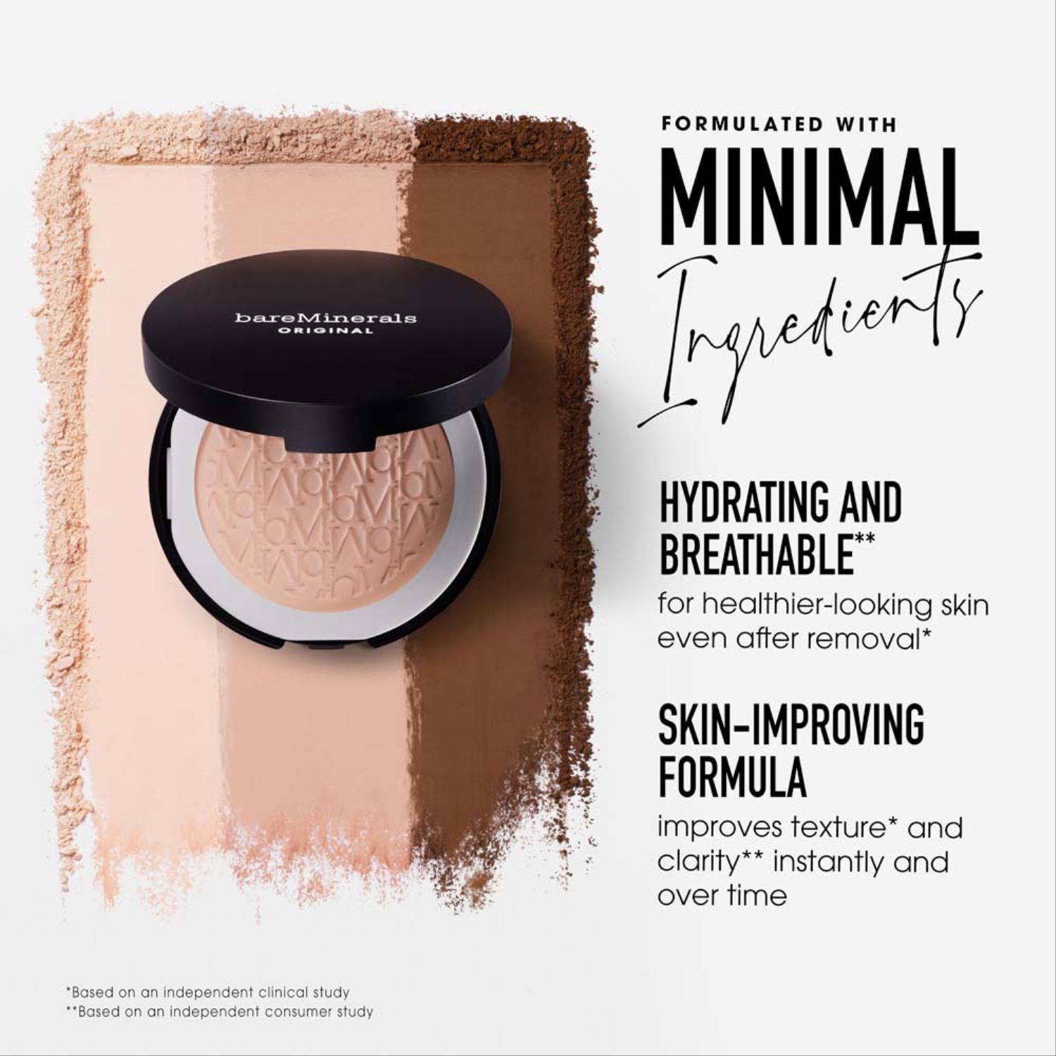 Original Talc-Free SPF15 Pressed Powder Foundation • Golden Tan 20