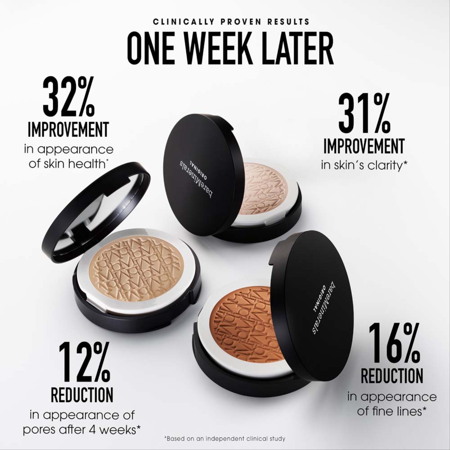 Original Talc-Free SPF15 Pressed Powder Foundation • Golden Tan 20