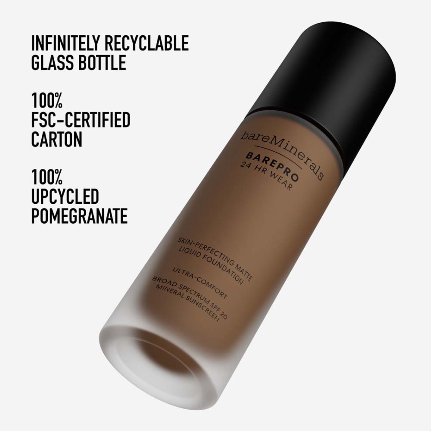 BarePro 24HR Wear Liquid Foundation Ultra-comfort Mineral SPF 20 • Fair Warm 15