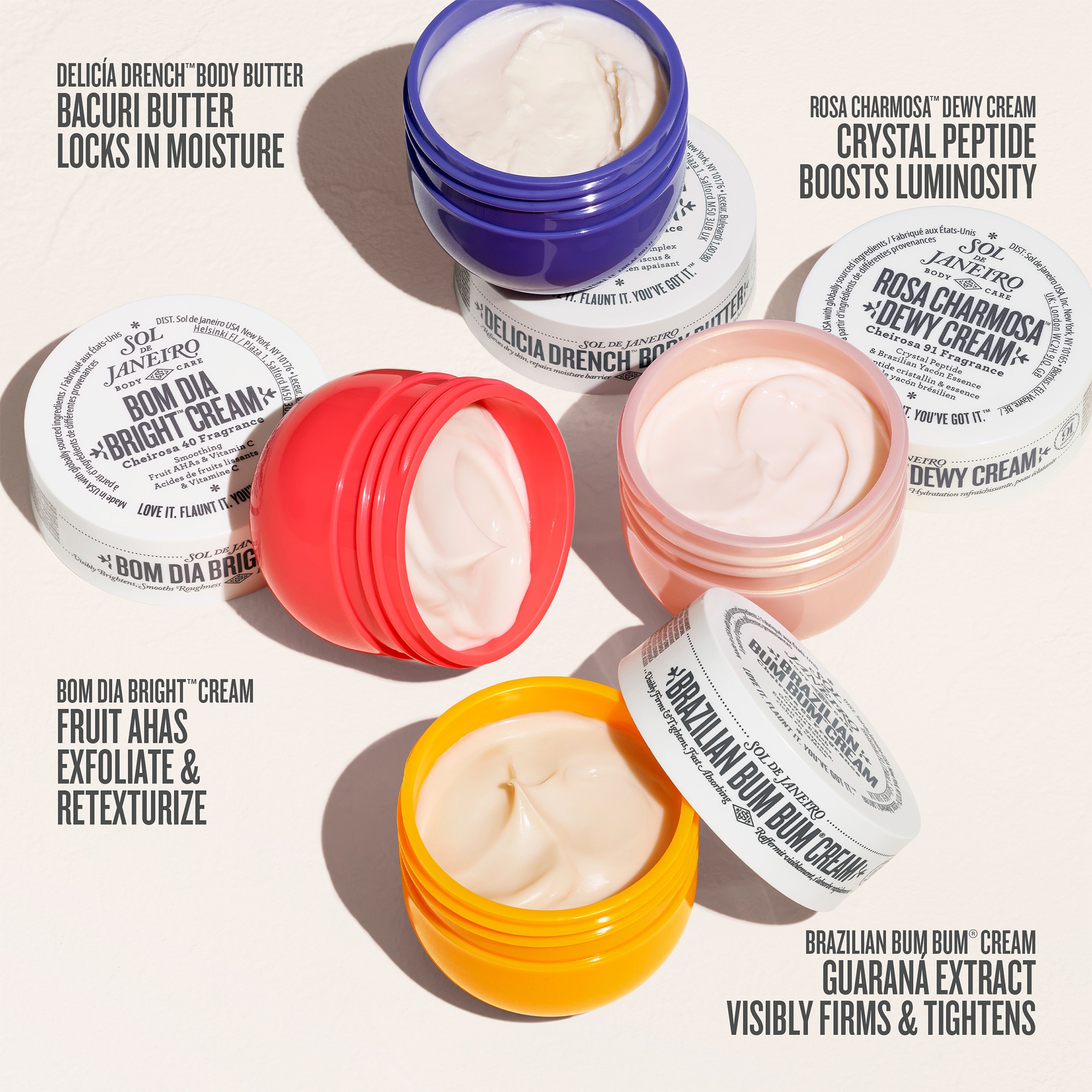 Body Your Way Cream Set Mini (Limited Edition) • 4 pieces
