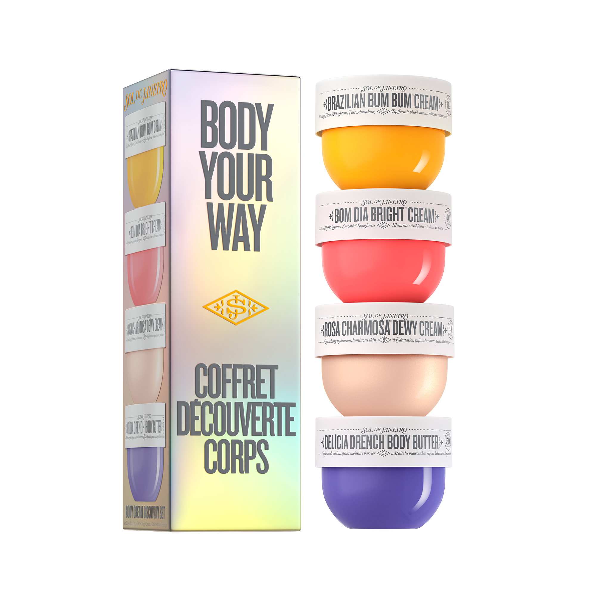 Body Your Way Cream Set Mini (Limited Edition) • 4 pieces