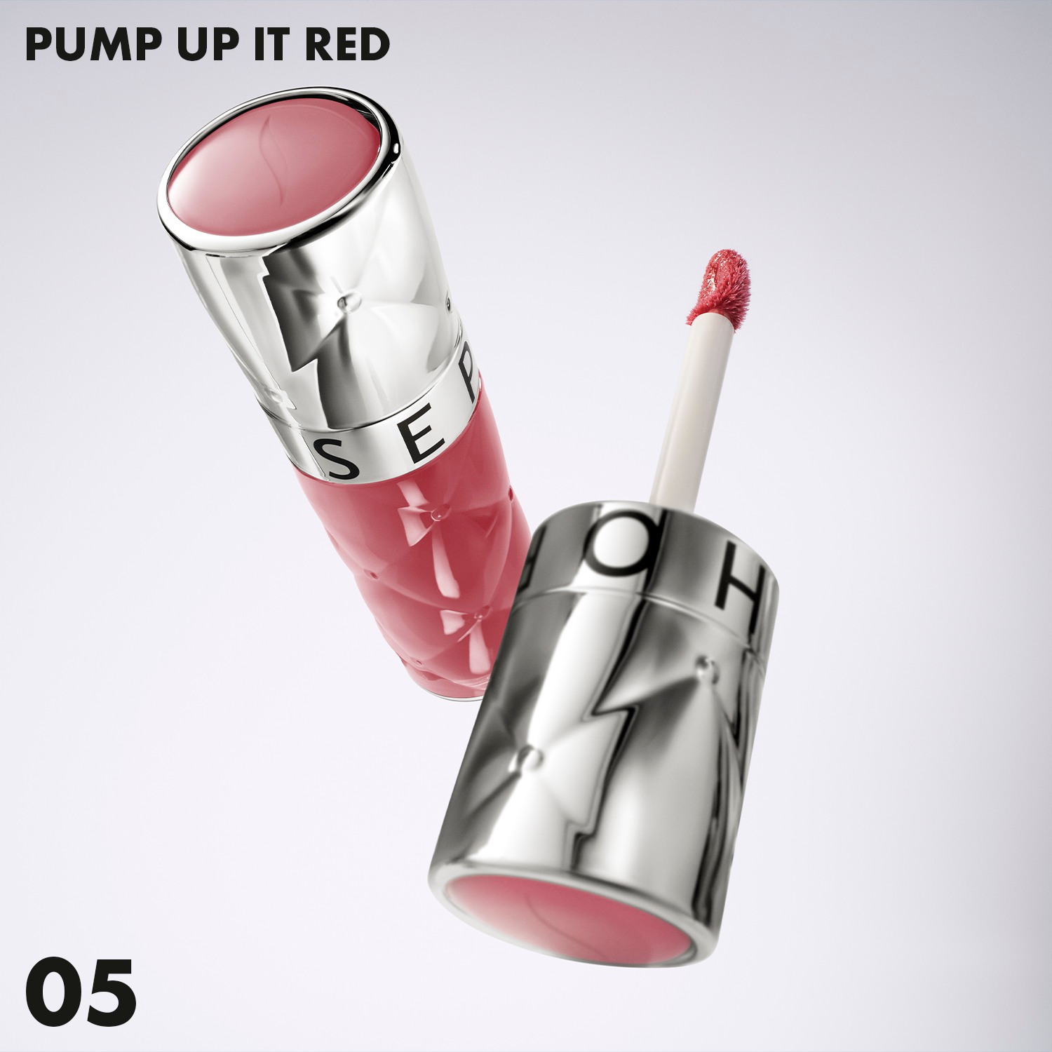 New Outrageous Plump Lip Gloss • 05 Pump It Up Red