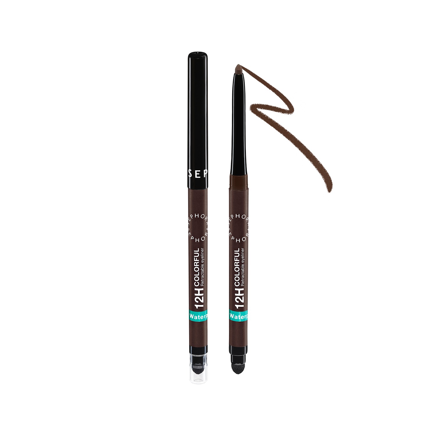 New 12H Colorful Retractable Eyeliner • 10 Matte Brown