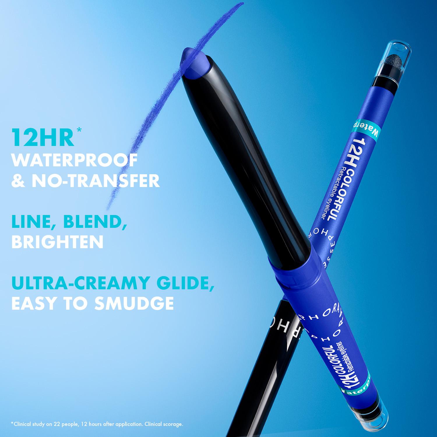 New 12H Colorful Retractable Eyeliner • 19 Shimmer Navy