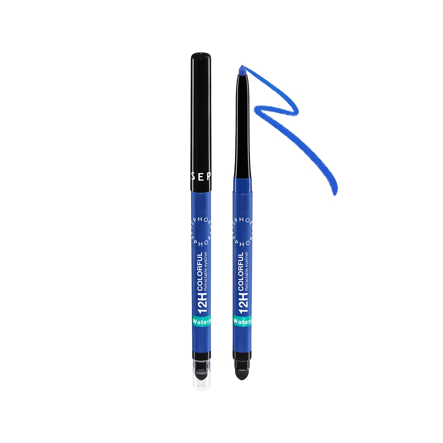 New 12H Colorful Retractable Eyeliner • 28 Matte Cobalt Blue