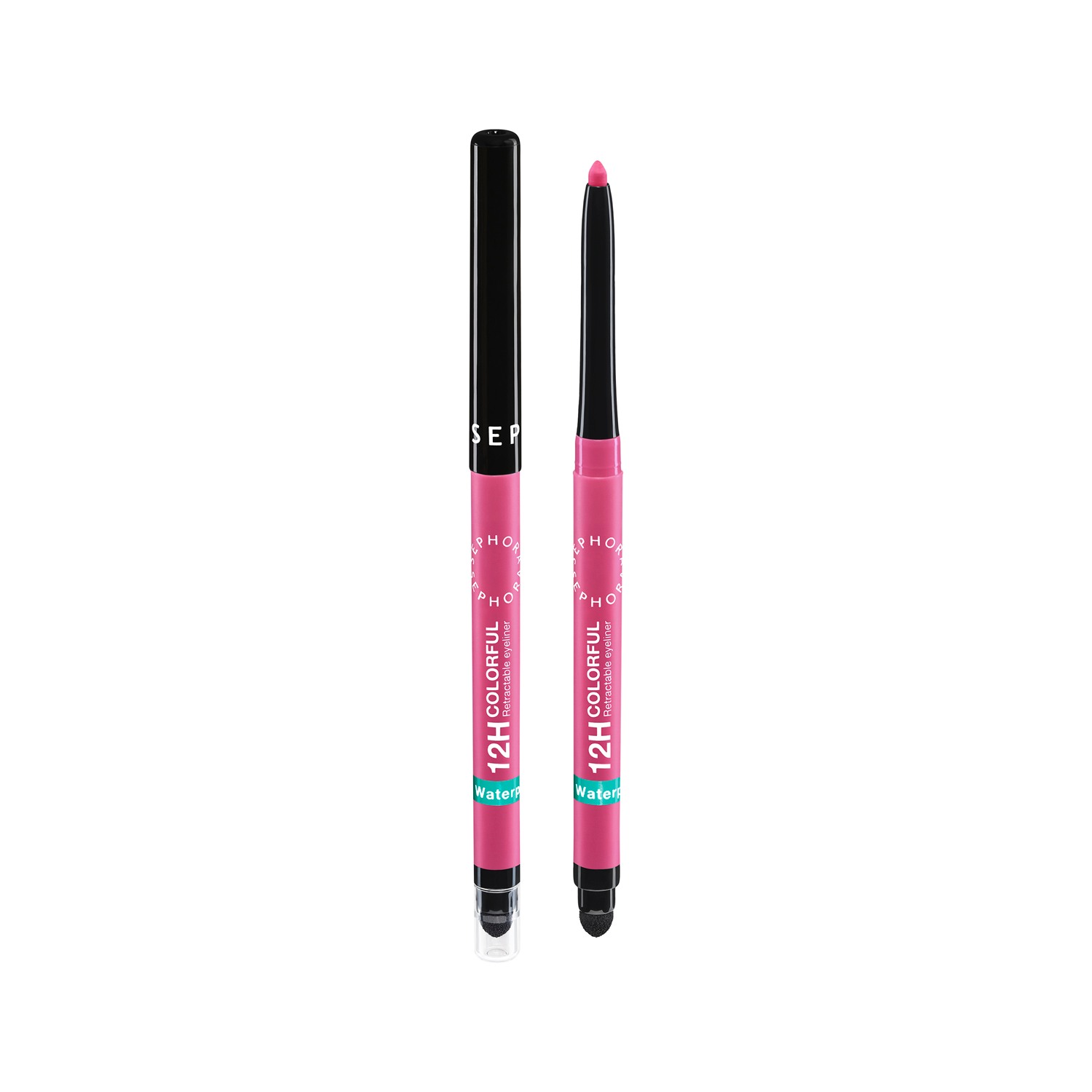 New 12H Colorful Retractable Eyeliner • 24 Matte Fuchsia