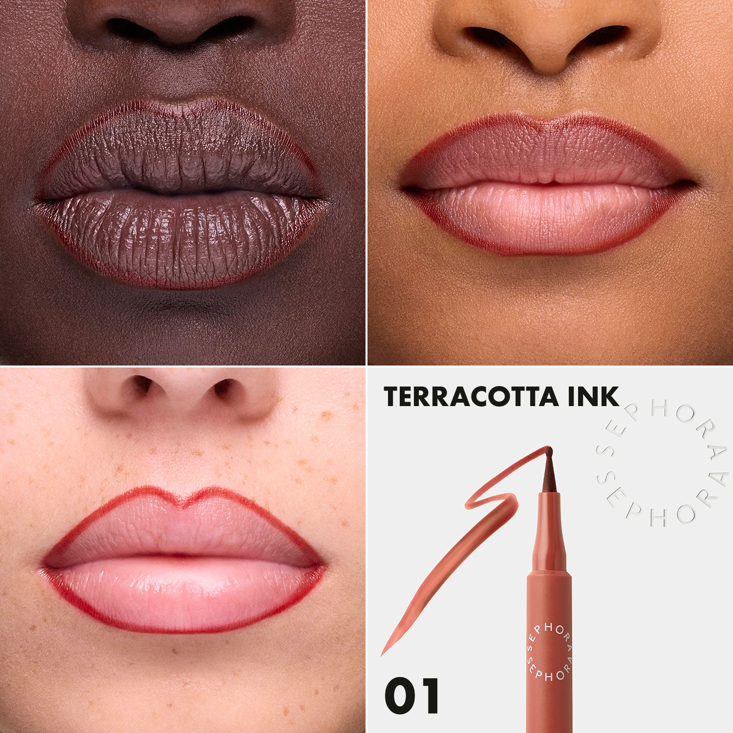 Lip Tint Felt Liner • 01 Terracotta Ink