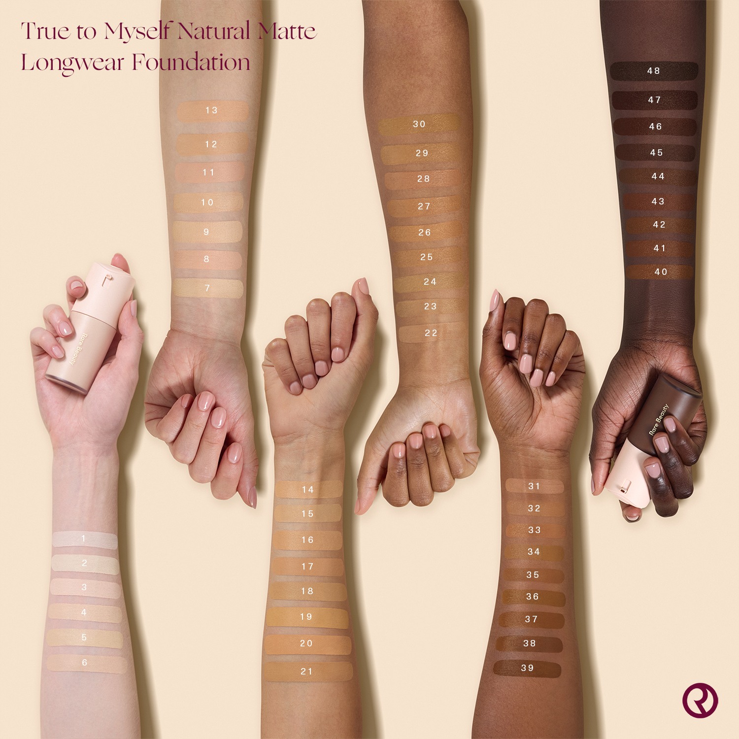 True To Myself Natural Matte Longwear Foundation • 7 Light Warm
