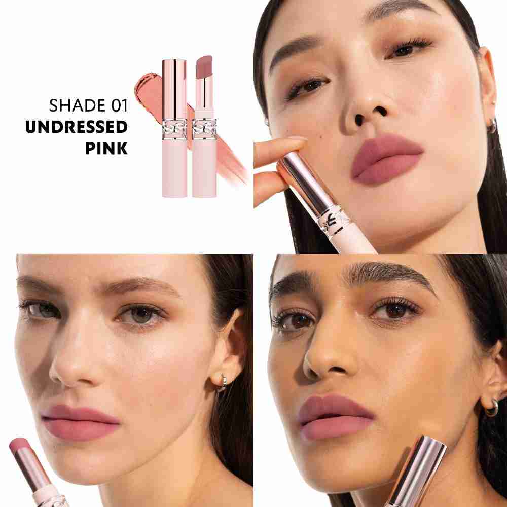 Lovenude Lip Blusher Soft Blurring Lip Balm • 01 Undressed Pink