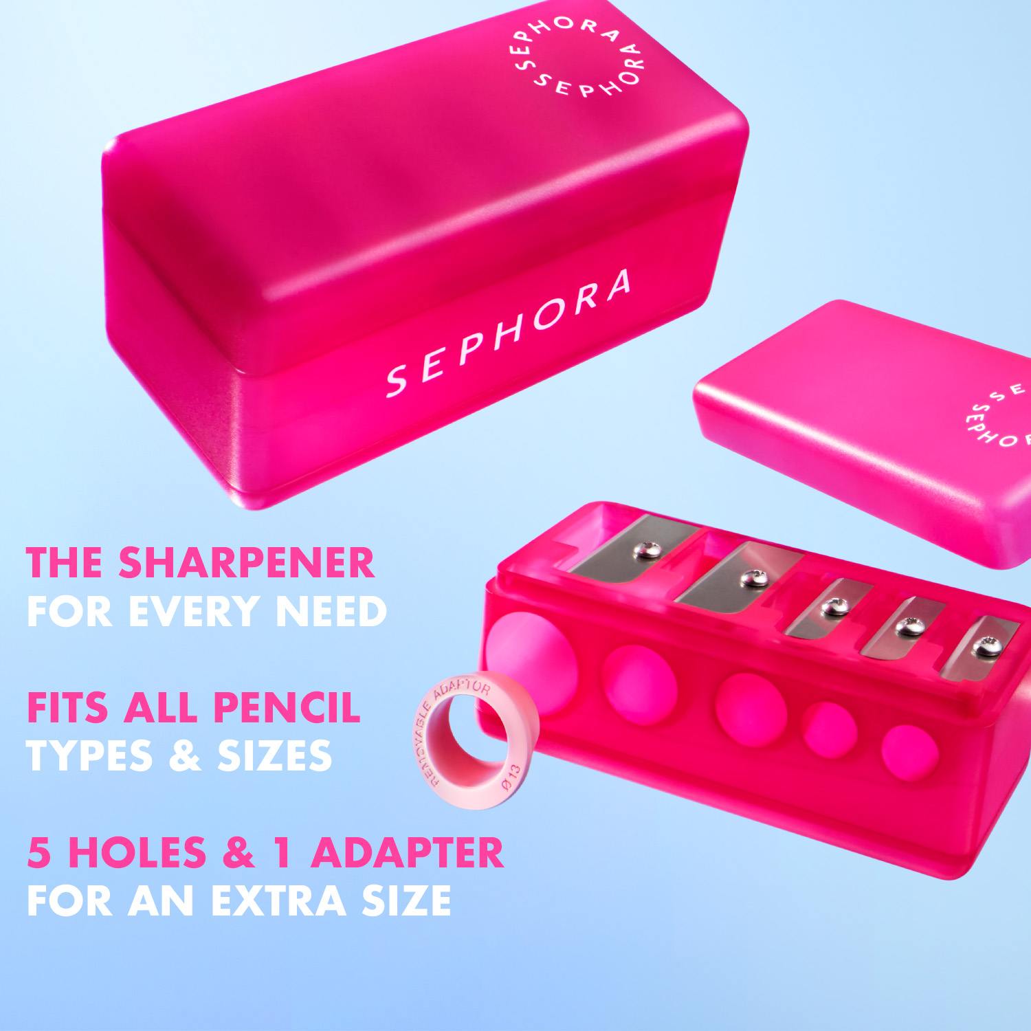 Pencil Sharpener 6 Sizes
