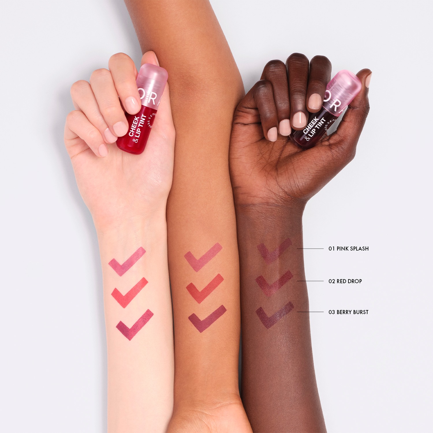 Lip & Cheek Tint • 02 Red Drop