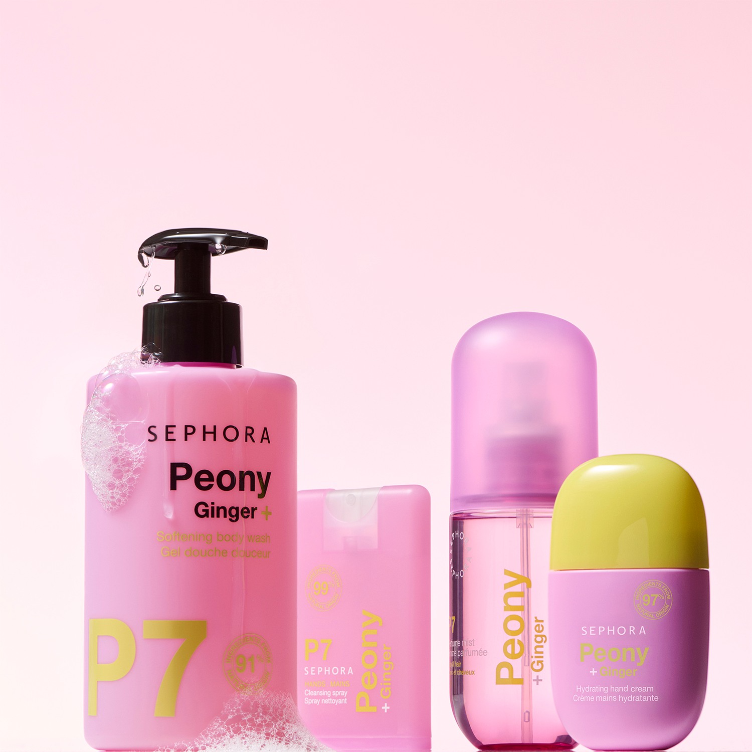 Hands. Main Cleansing Spray • Bamboo + Rose
